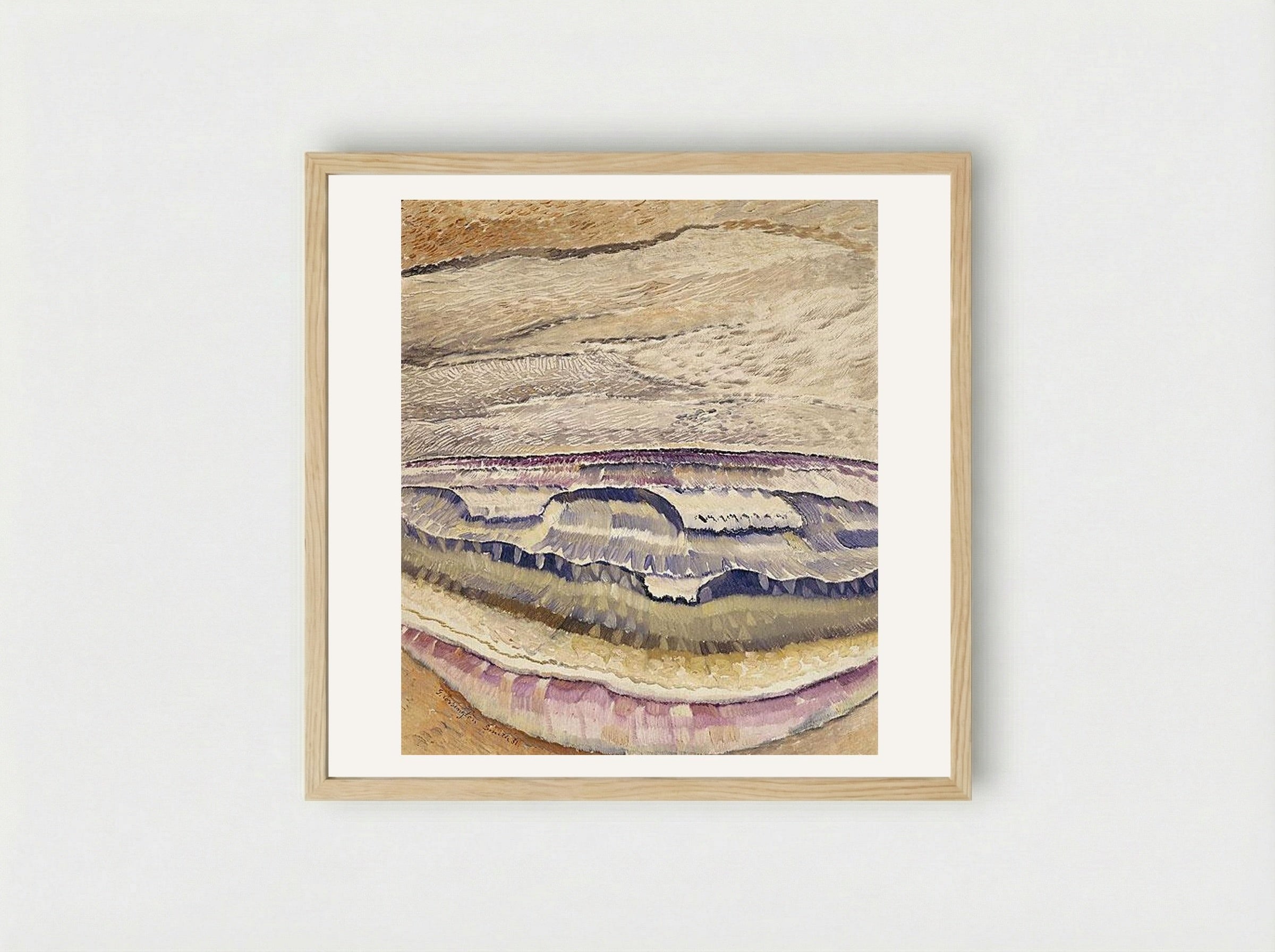 Sea Wave - Grace Cossington Smith - Framed Print Wood