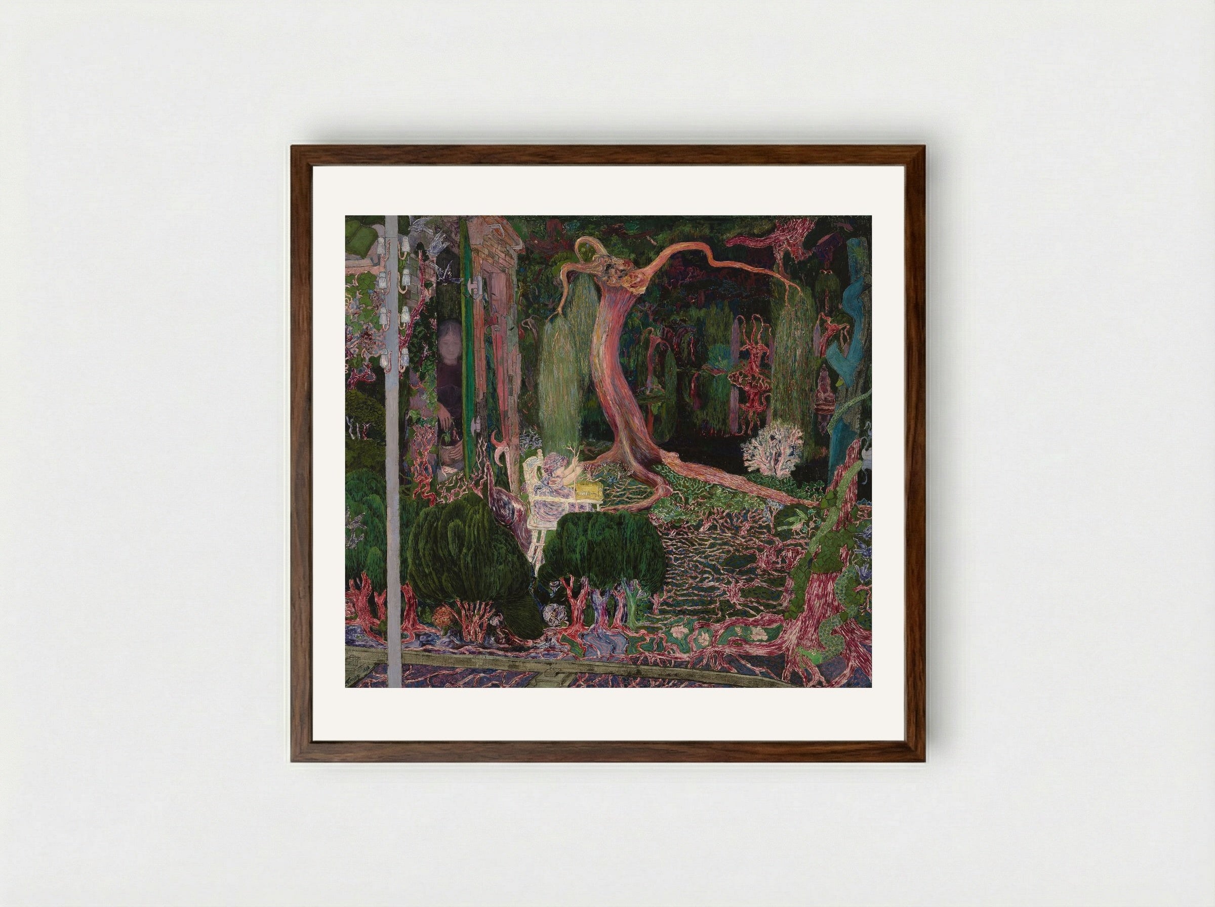 The New Generation - Jan Toorop - Framed Print Dark Wood