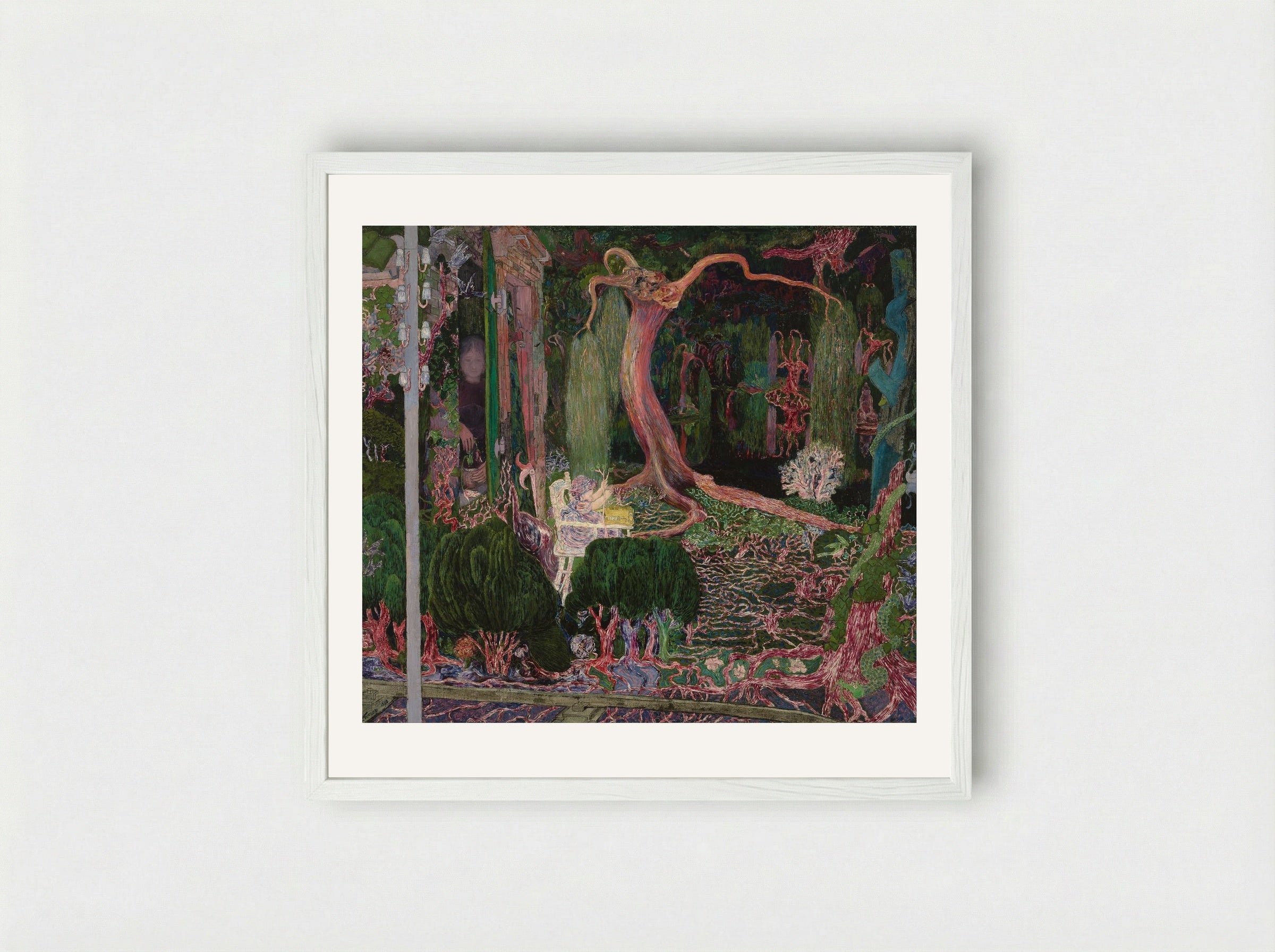The New Generation - Jan Toorop - Framed Print White