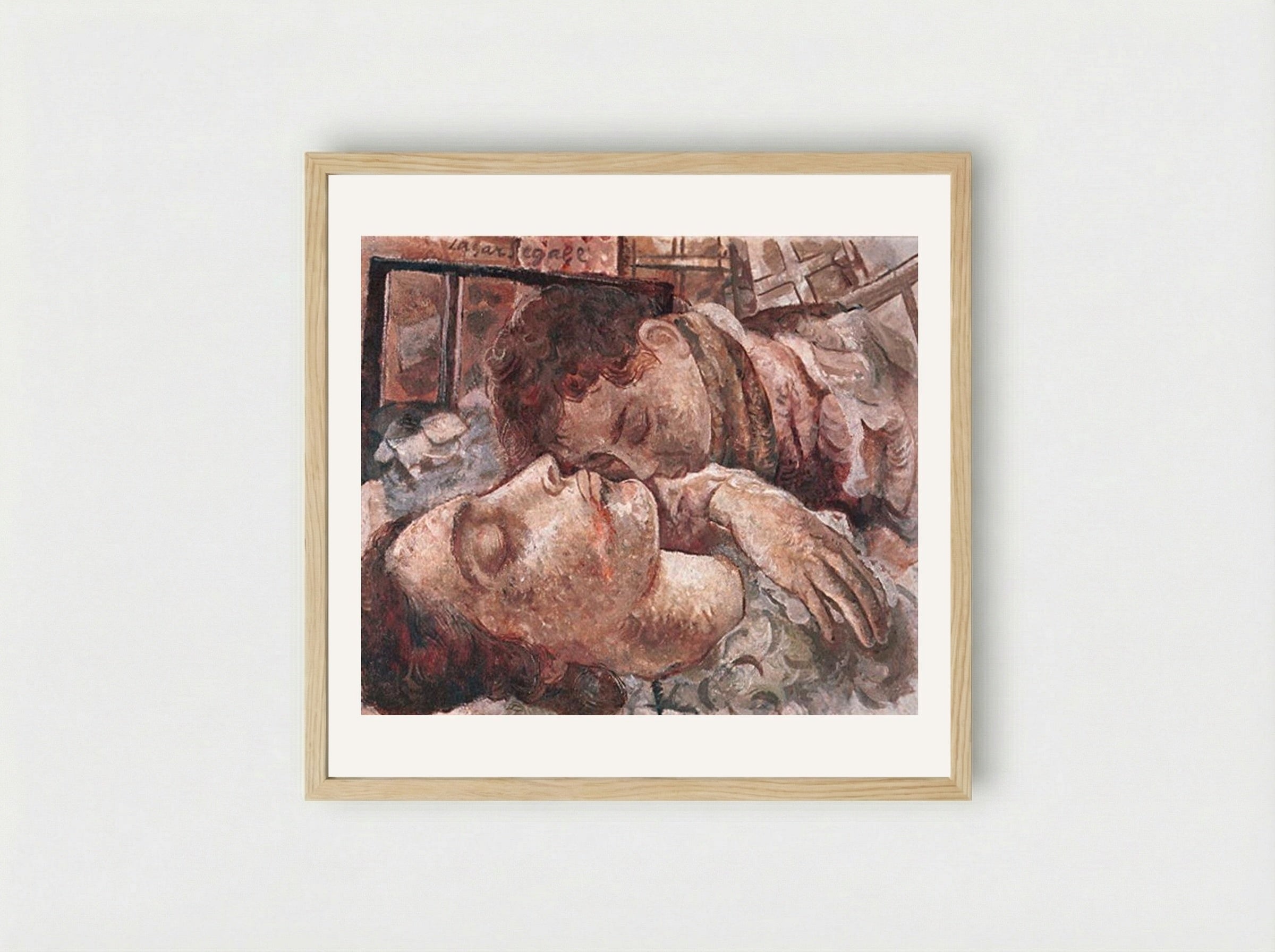 Mãe Morta - Lasar Segall - Framed Print Wood