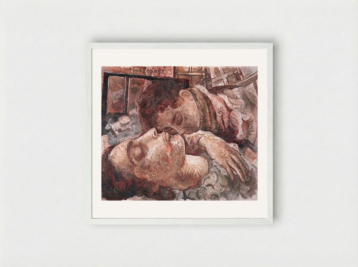 Mãe Morta - Lasar Segall - Framed Print White