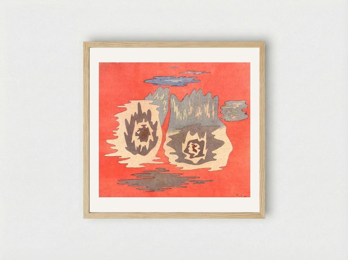 The Place of the Twins - Paul Klee - Framed Print Wood
