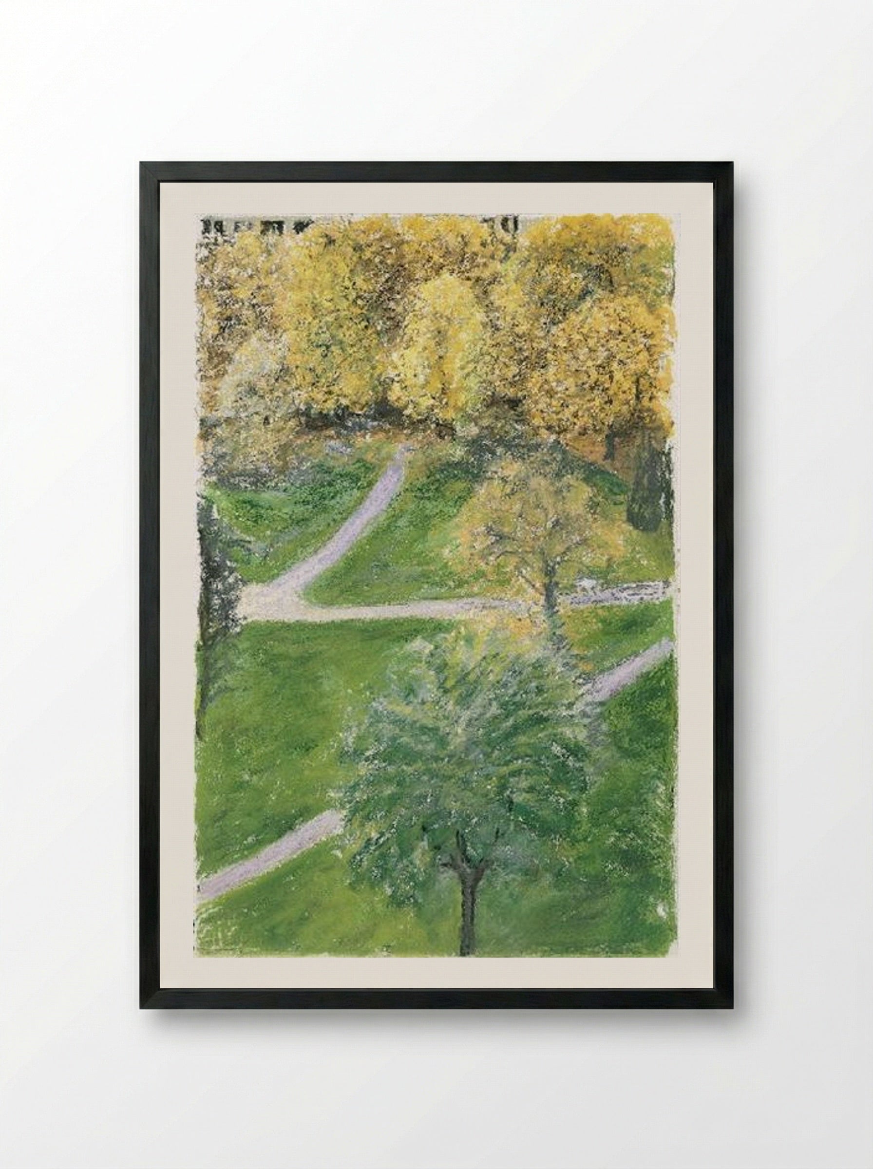 Autumn - Avigdor Arikha - Framed Print Black