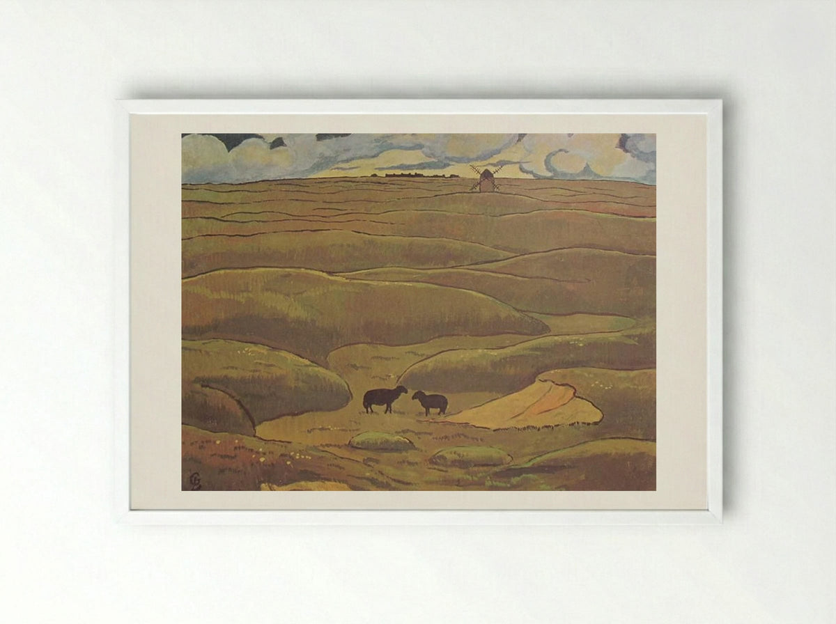 Rams, The Year - Georges Lacombe - Framed Print White