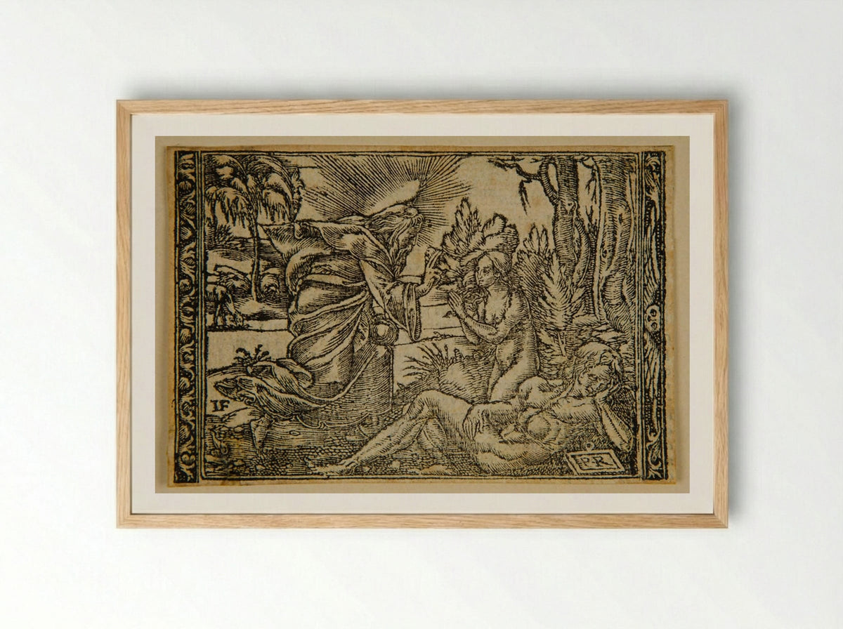 Creation of Eve - Master PR - Framed Print Wood