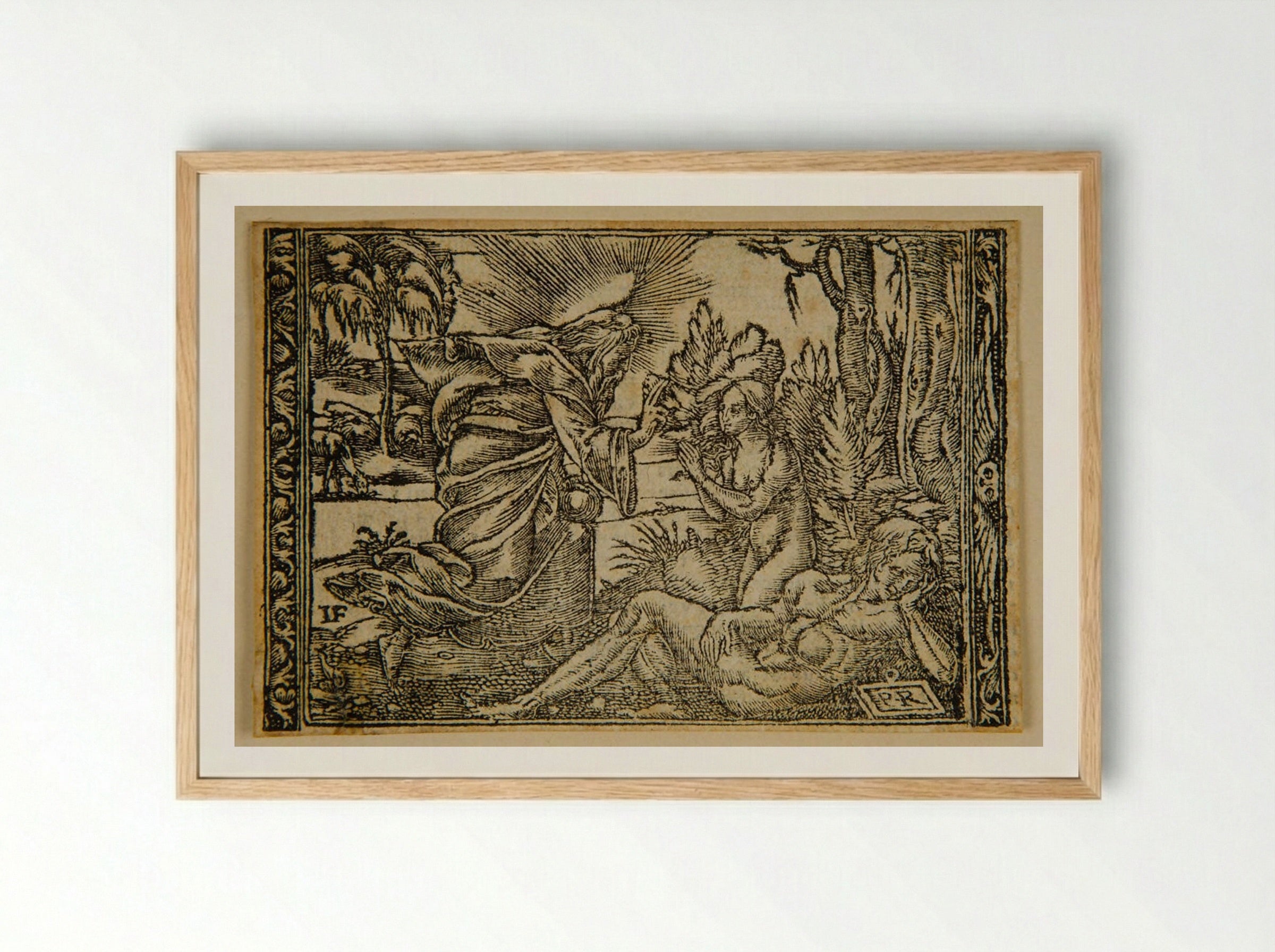 Creation of Eve - Master PR - Framed Print Wood