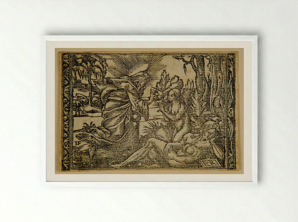 Creation of Eve - Master PR - Framed Print White