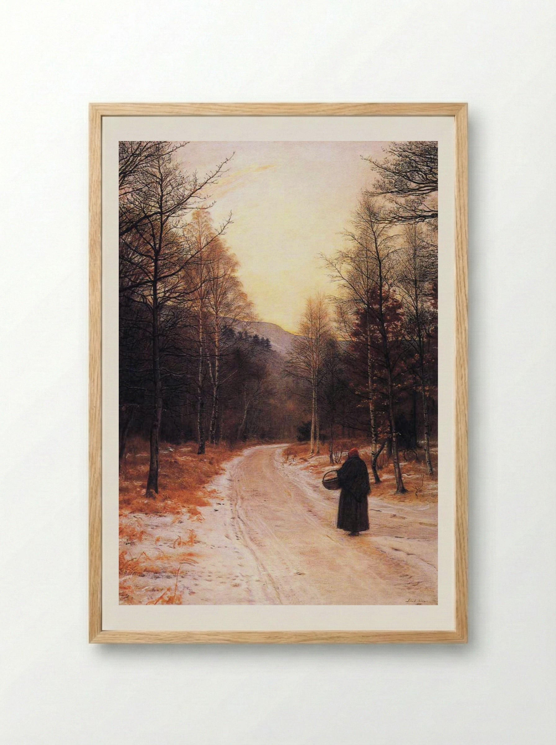Glen Birnam - John Everett Millais - Framed Print Wood
