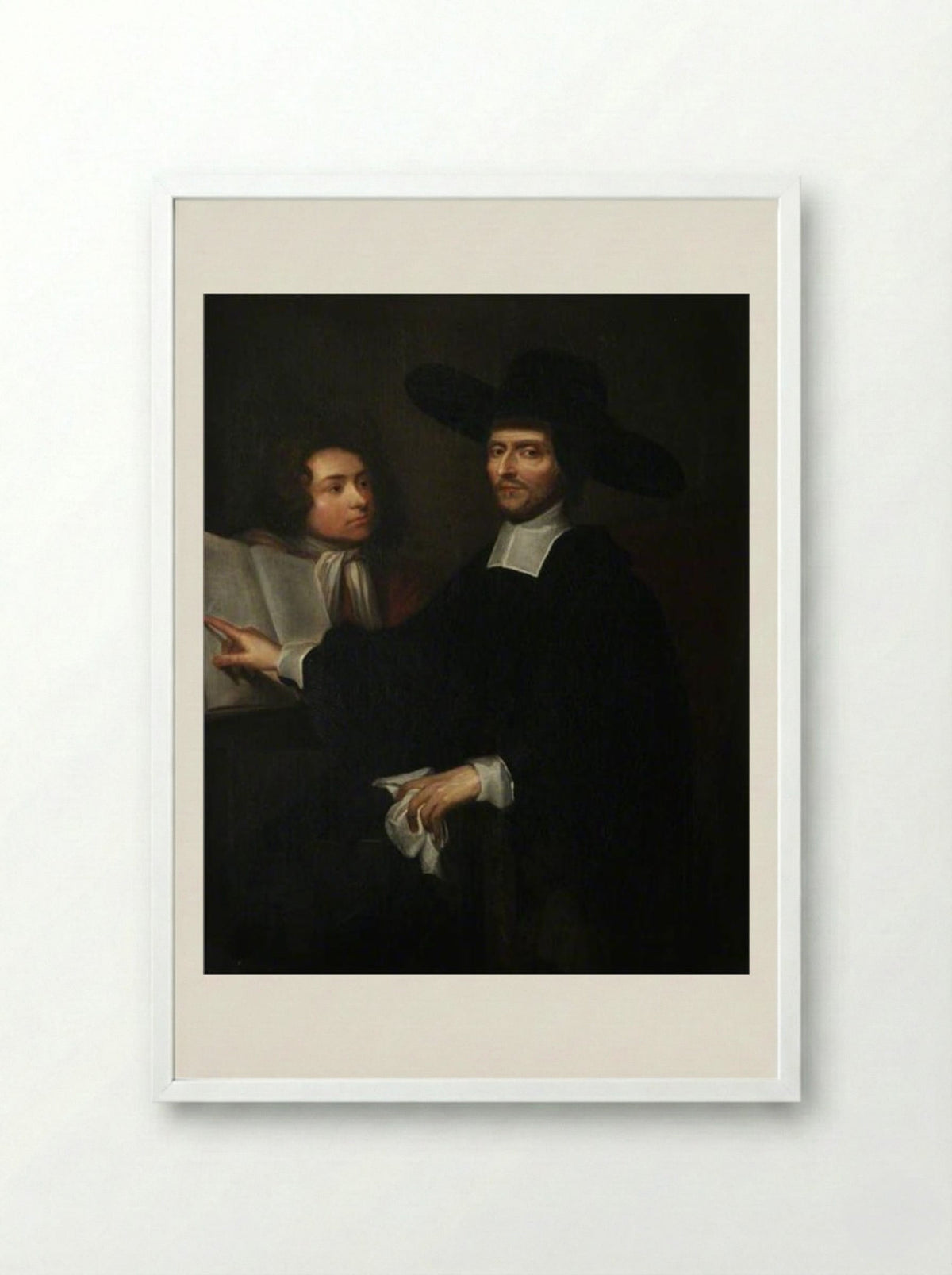 Richard Busby - John Riley - Framed Print White