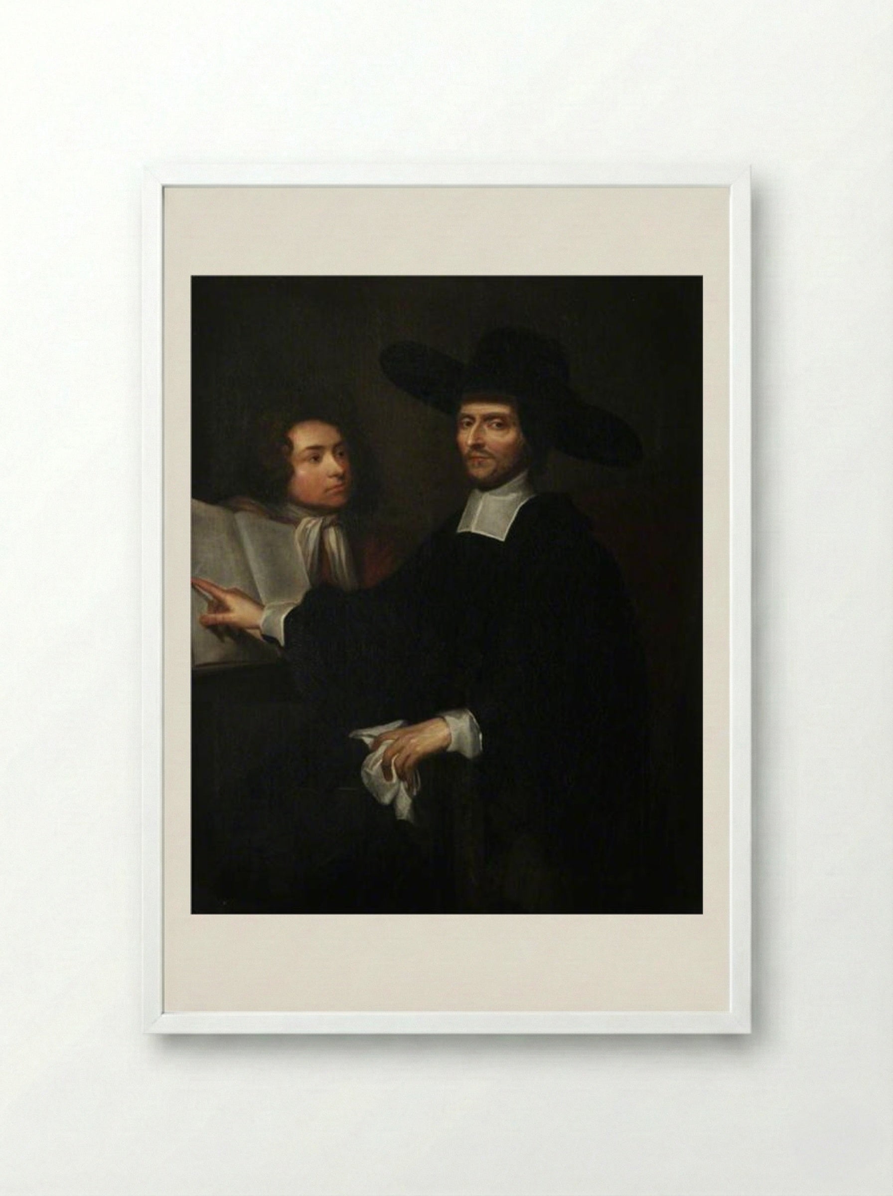 Richard Busby - John Riley - Framed Print White