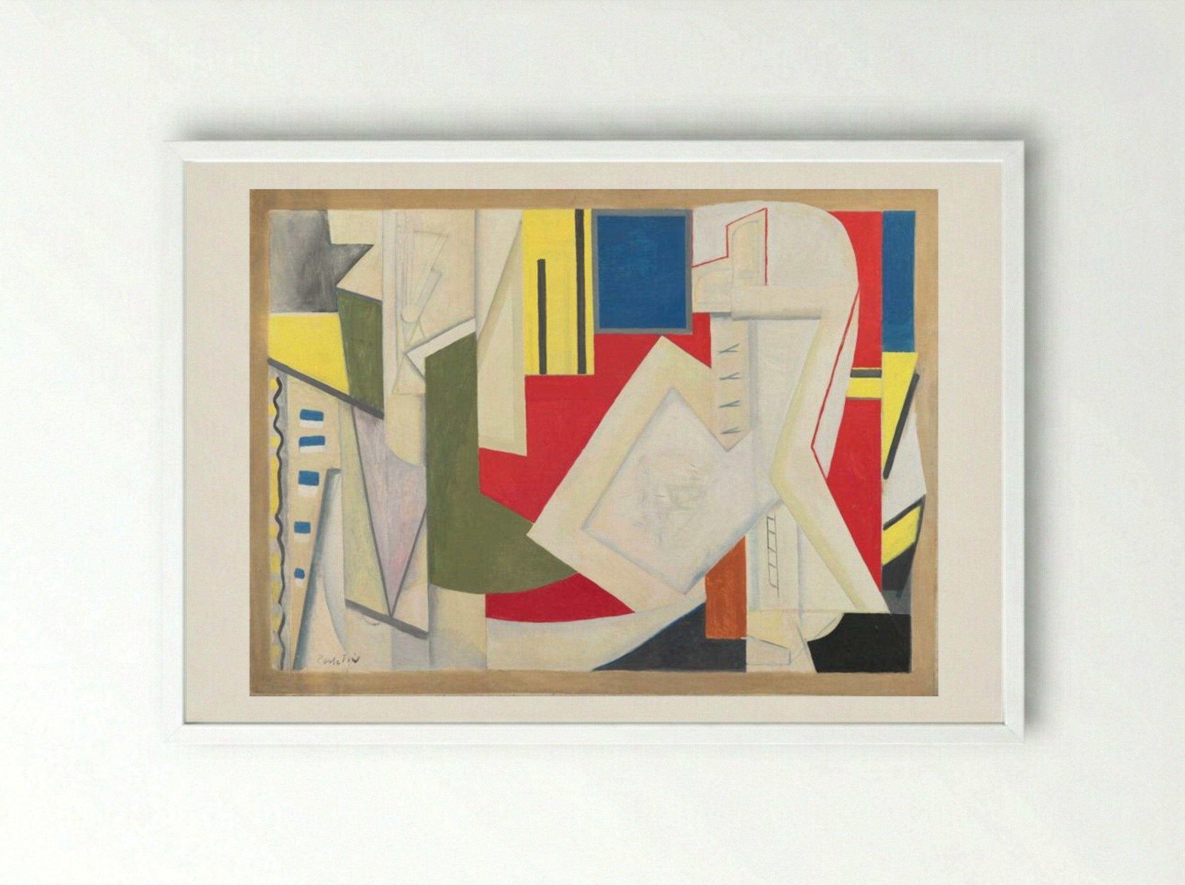 Summer Studio #2 - Perle Fine - Framed Print White