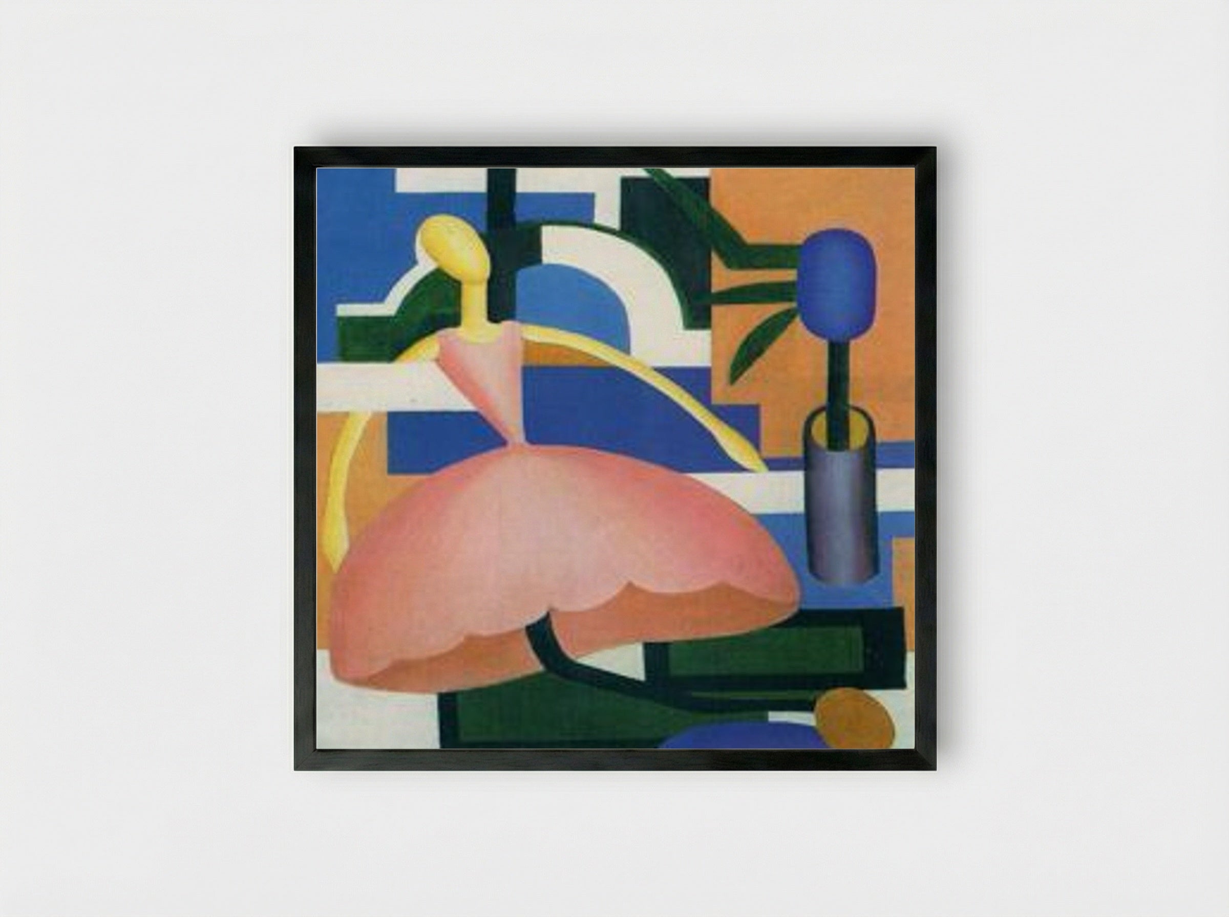A Boneca - Tarsila do Amaral - Framed Print Black