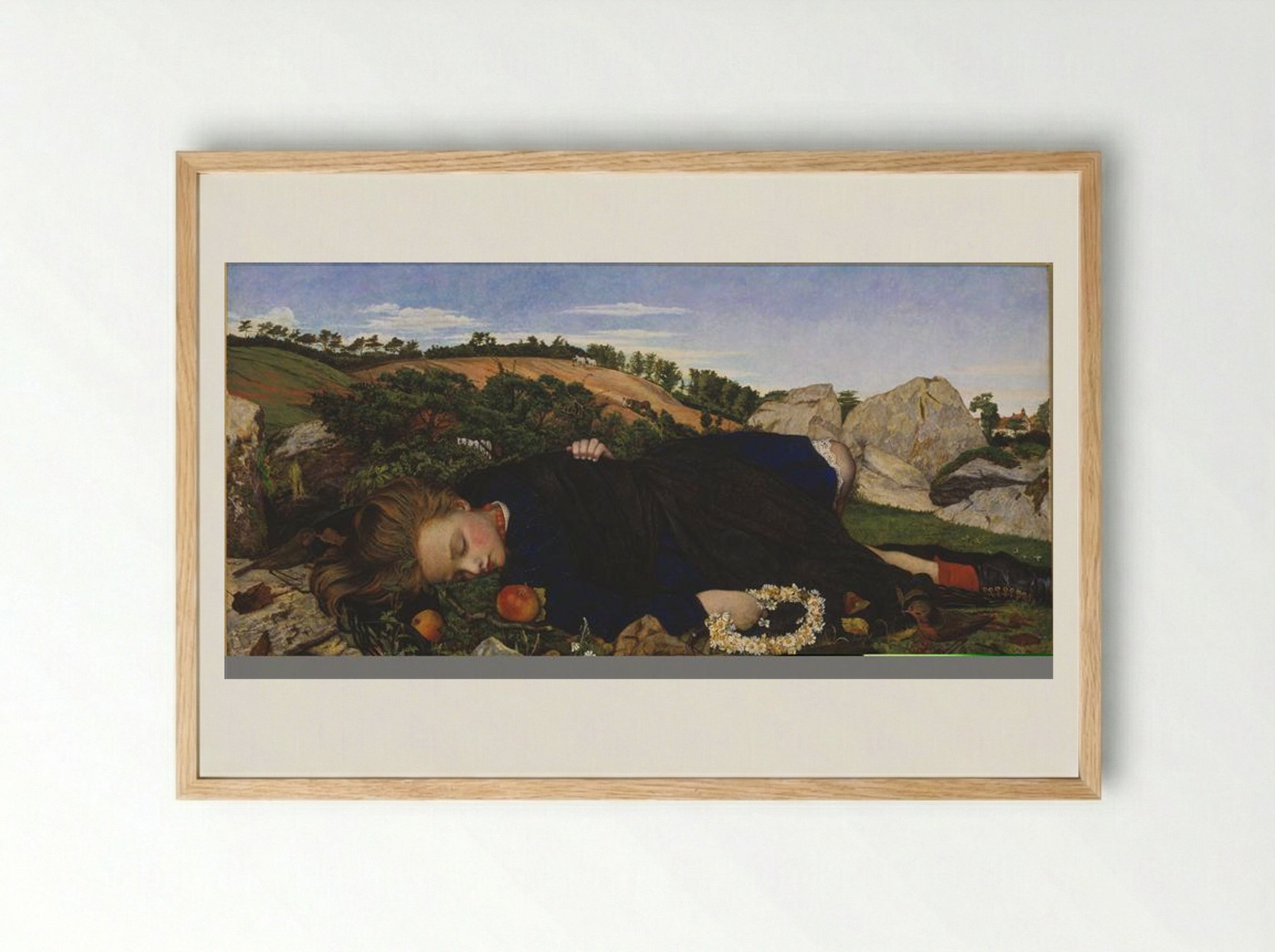 Robin of Modern Times - John Roddam Spencer Stanhope - Framed Print Wood