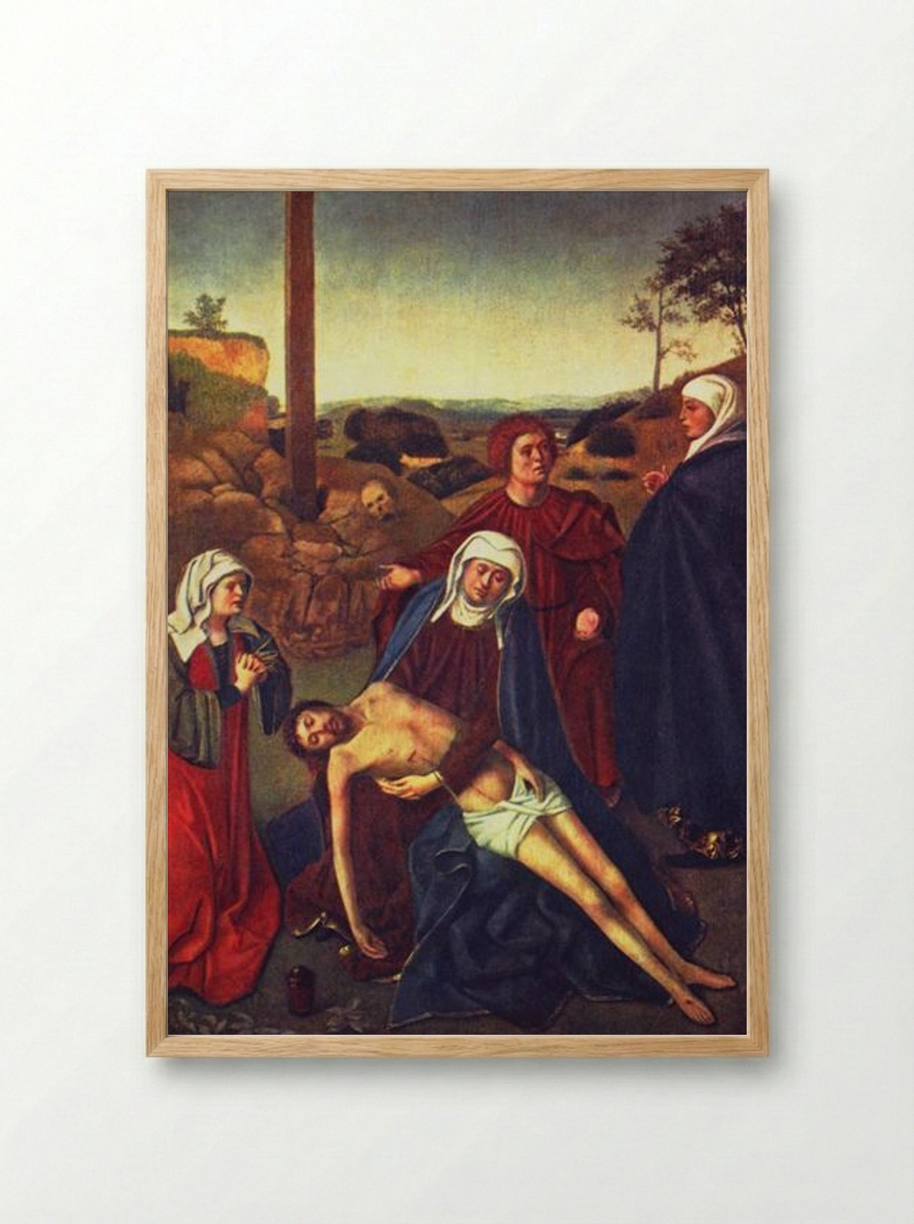 The Lamentation - Petrus Christus - Framed Print Wood