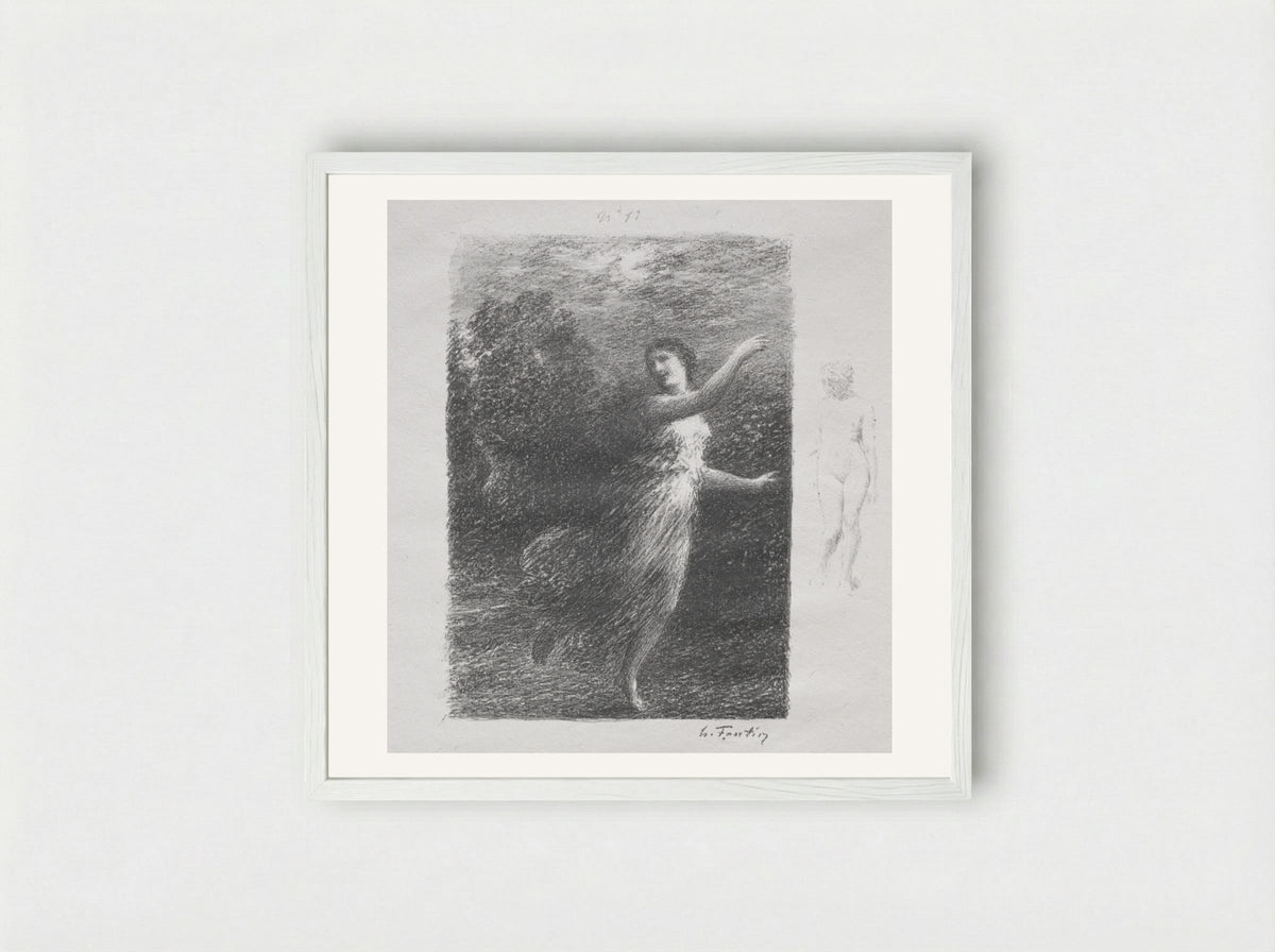 XXIV - Henri Fantin-Latour - Framed Print White