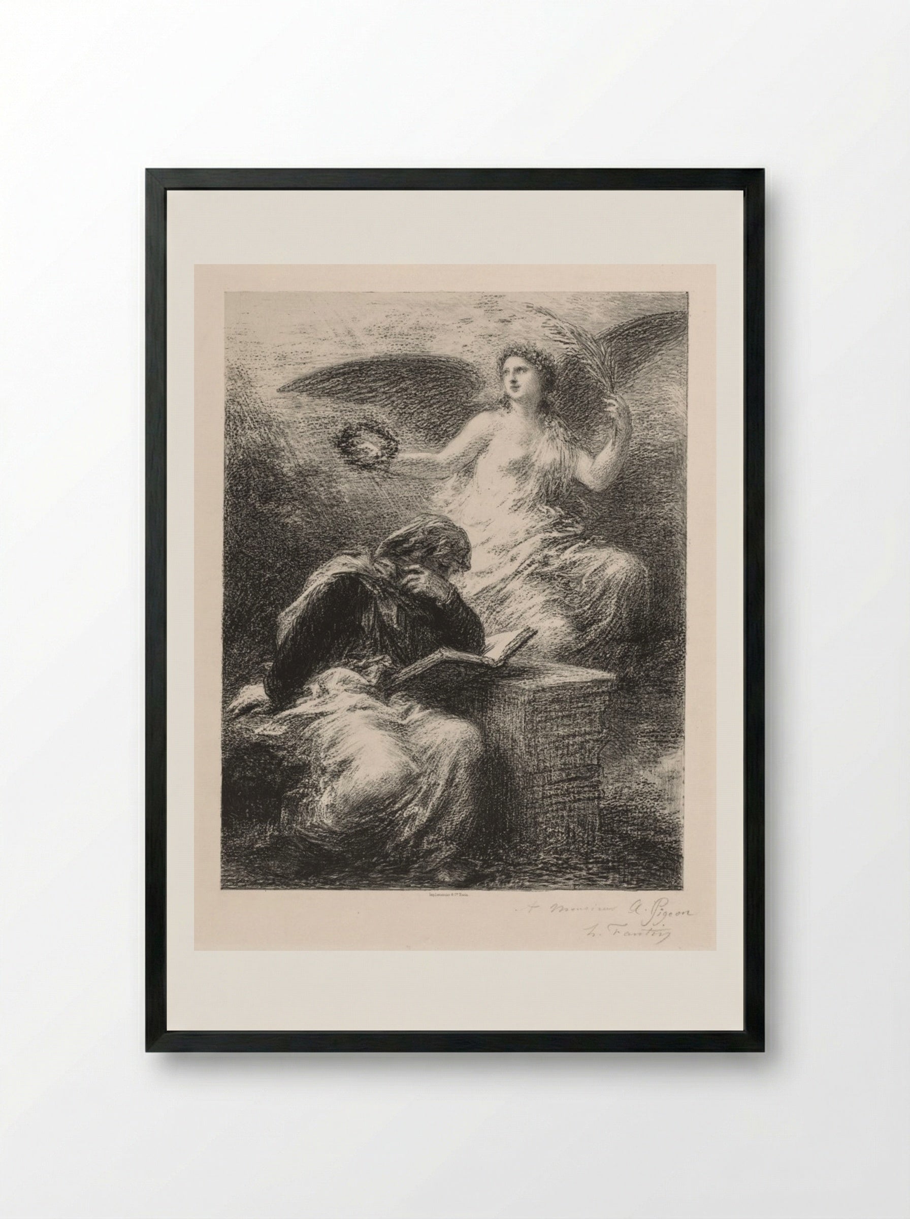 Glory - Henri Fantin-Latour - Framed Print Black