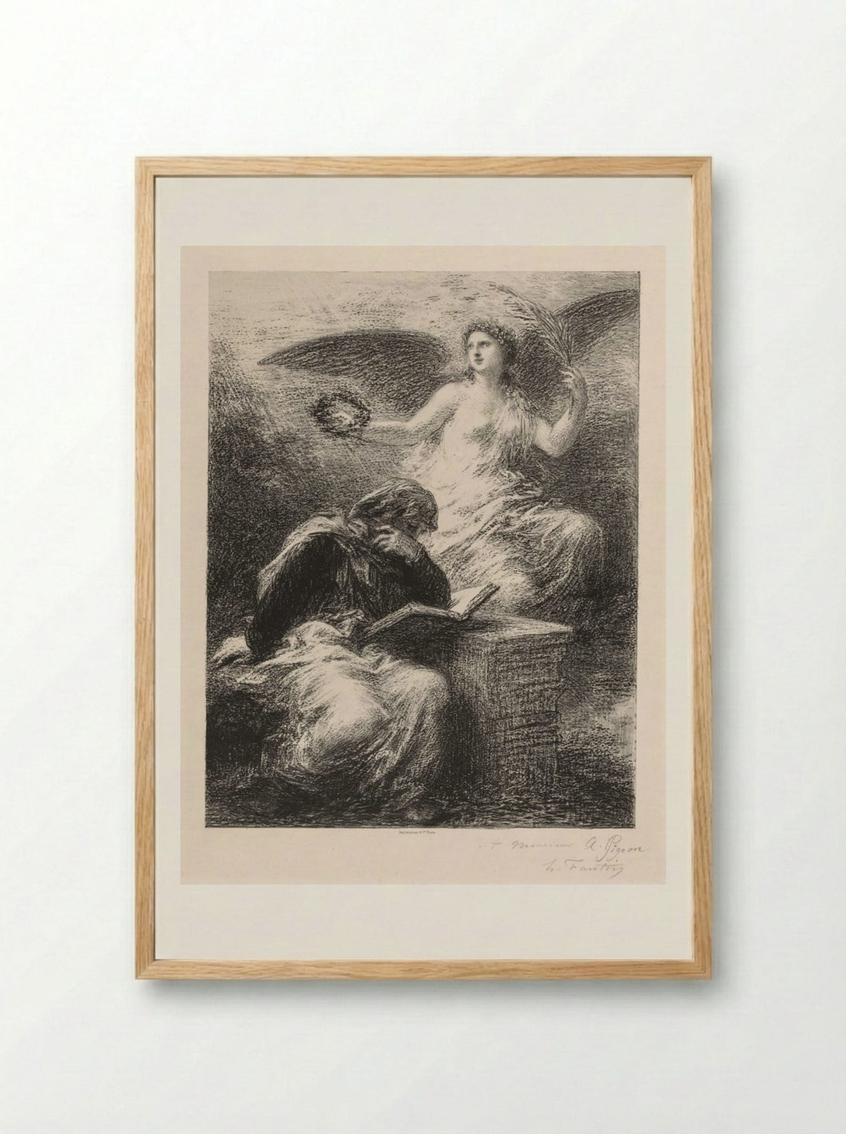 Glory - Henri Fantin-Latour - Framed Print Wood