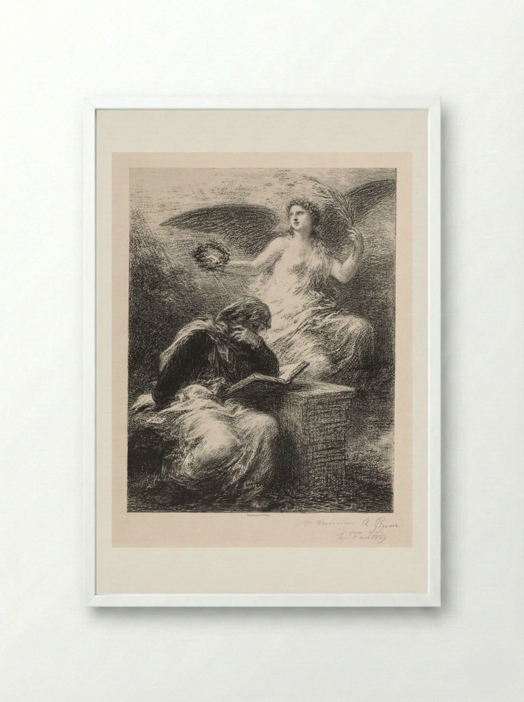 Glory - Henri Fantin-Latour - Framed Print White