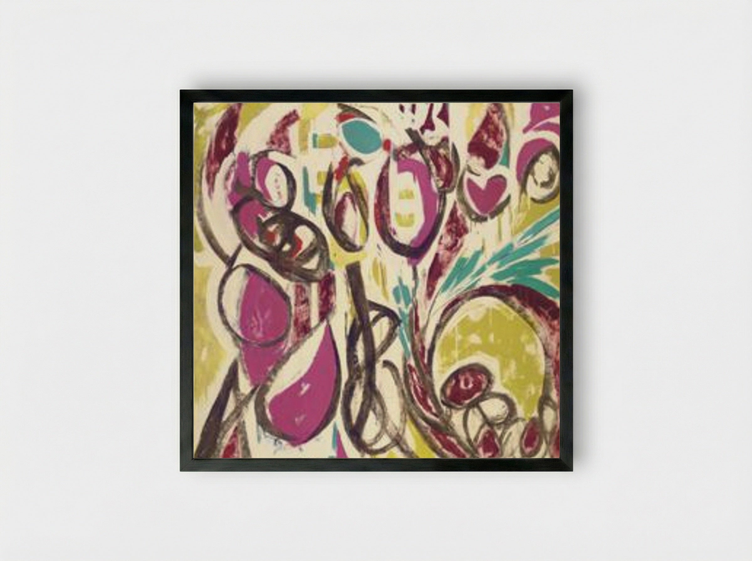 Thaw - Lee Krasner - Framed Print Black