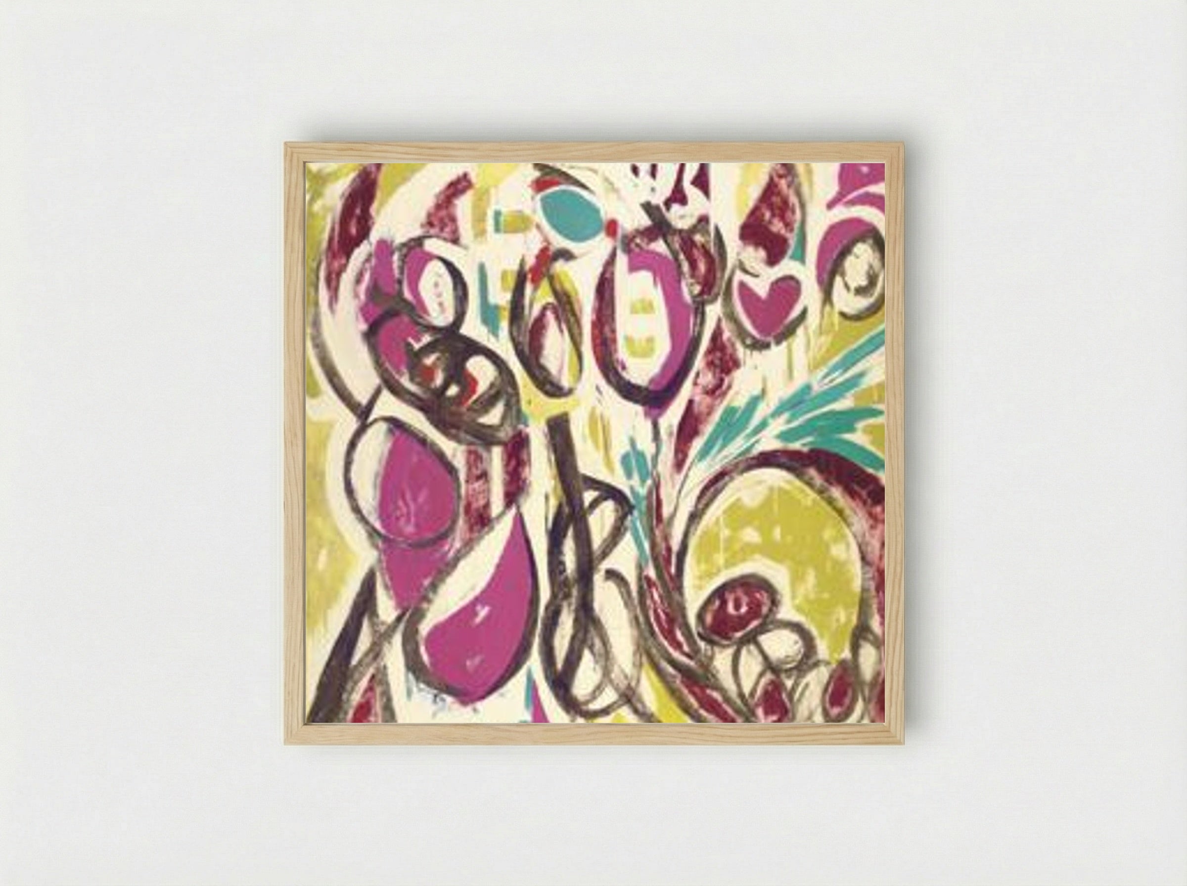 Thaw - Lee Krasner - Framed Print Wood