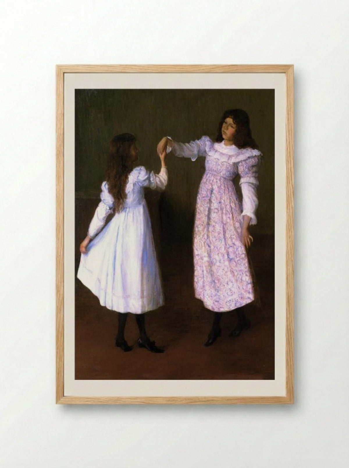 Children Dancing, II - Lilla Cabot Perry - Framed Print Wood