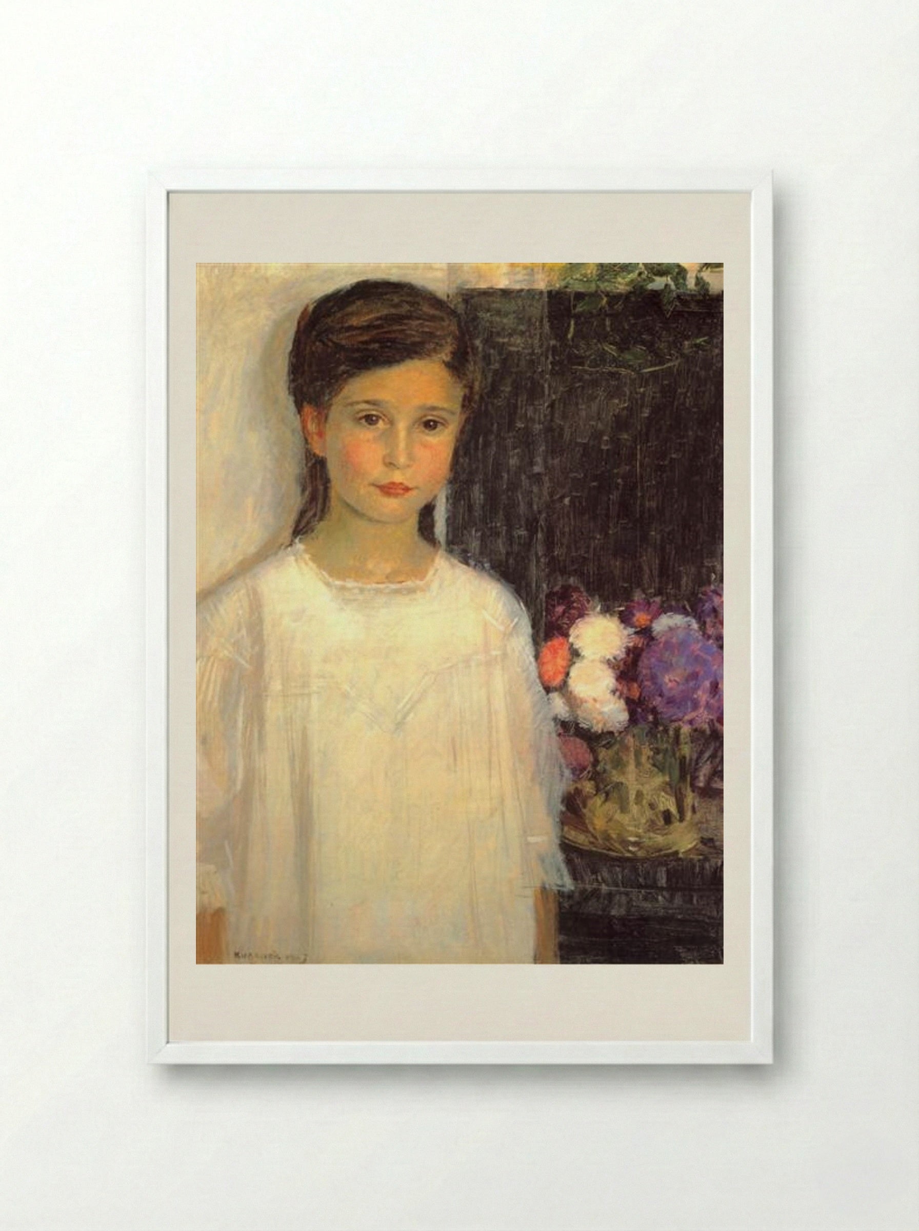 Mira Baue - Max Kurzweil - Framed Print White