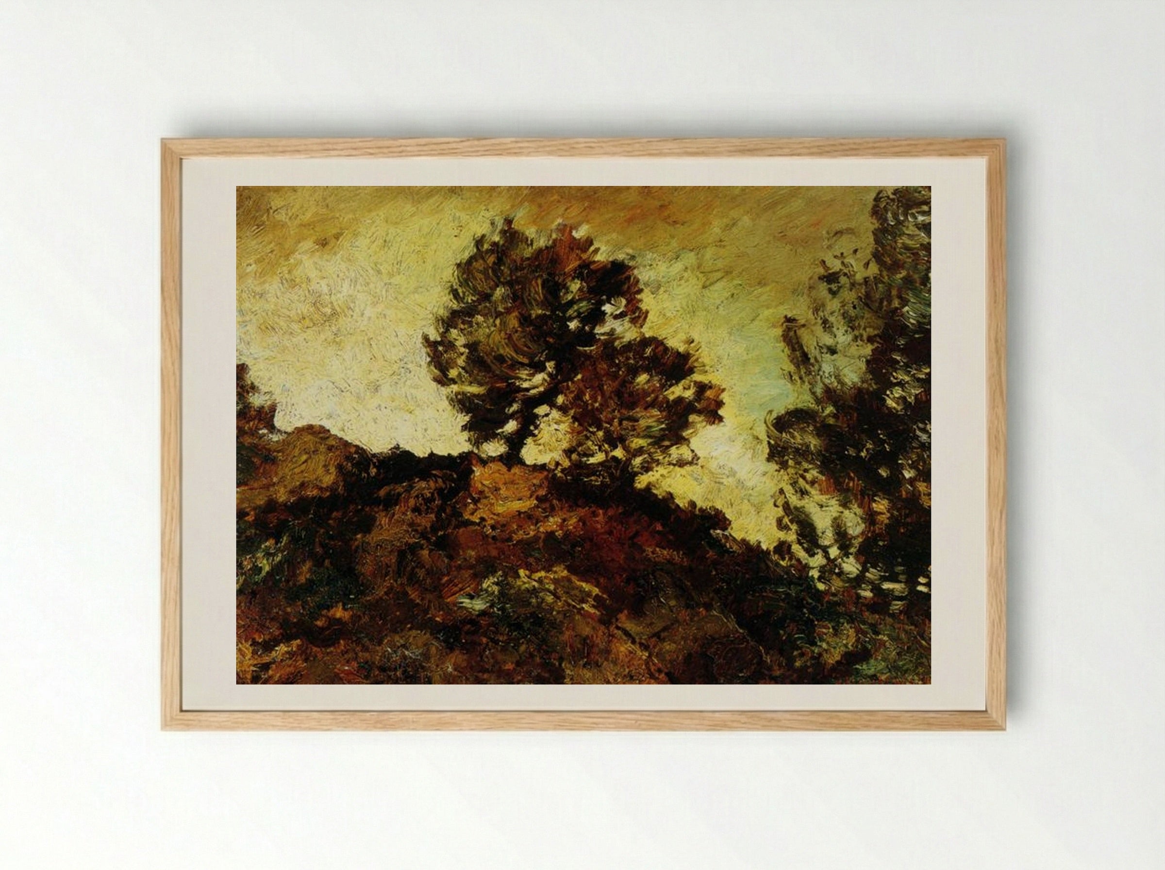 Landscape - Adolphe Monticelli - Framed Print Wood