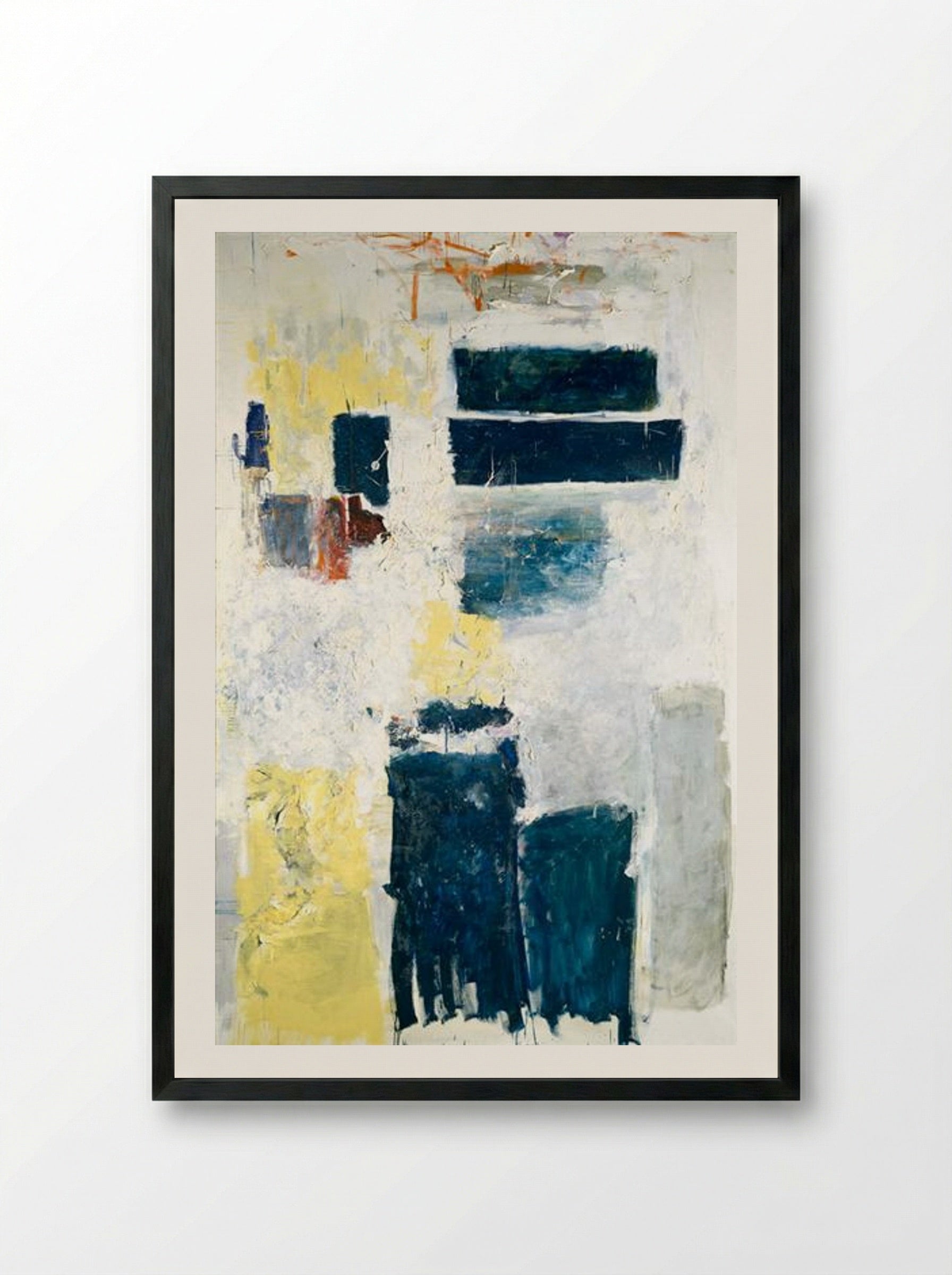 The Lot - Joan Mitchell - Framed Print Black