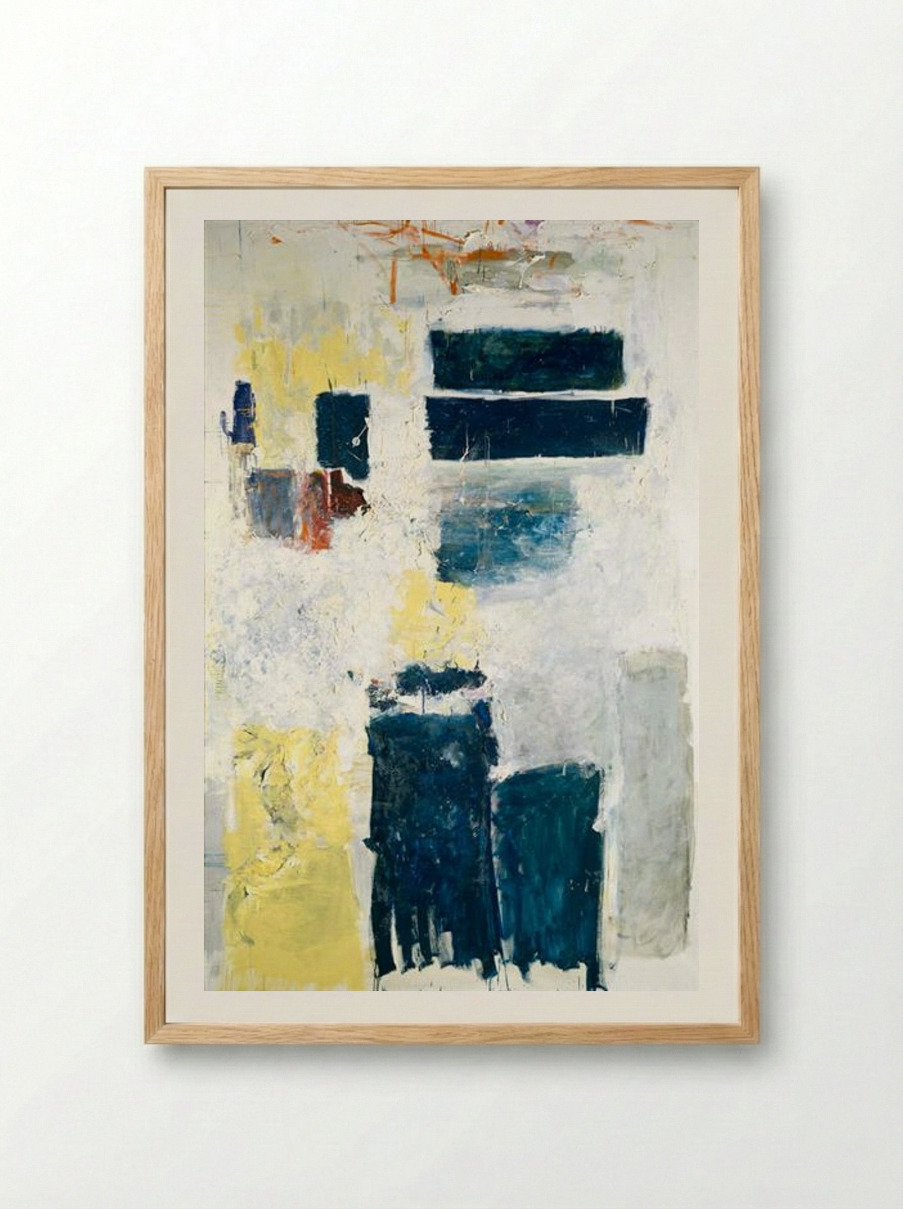 The Lot - Joan Mitchell - Framed Print Wood