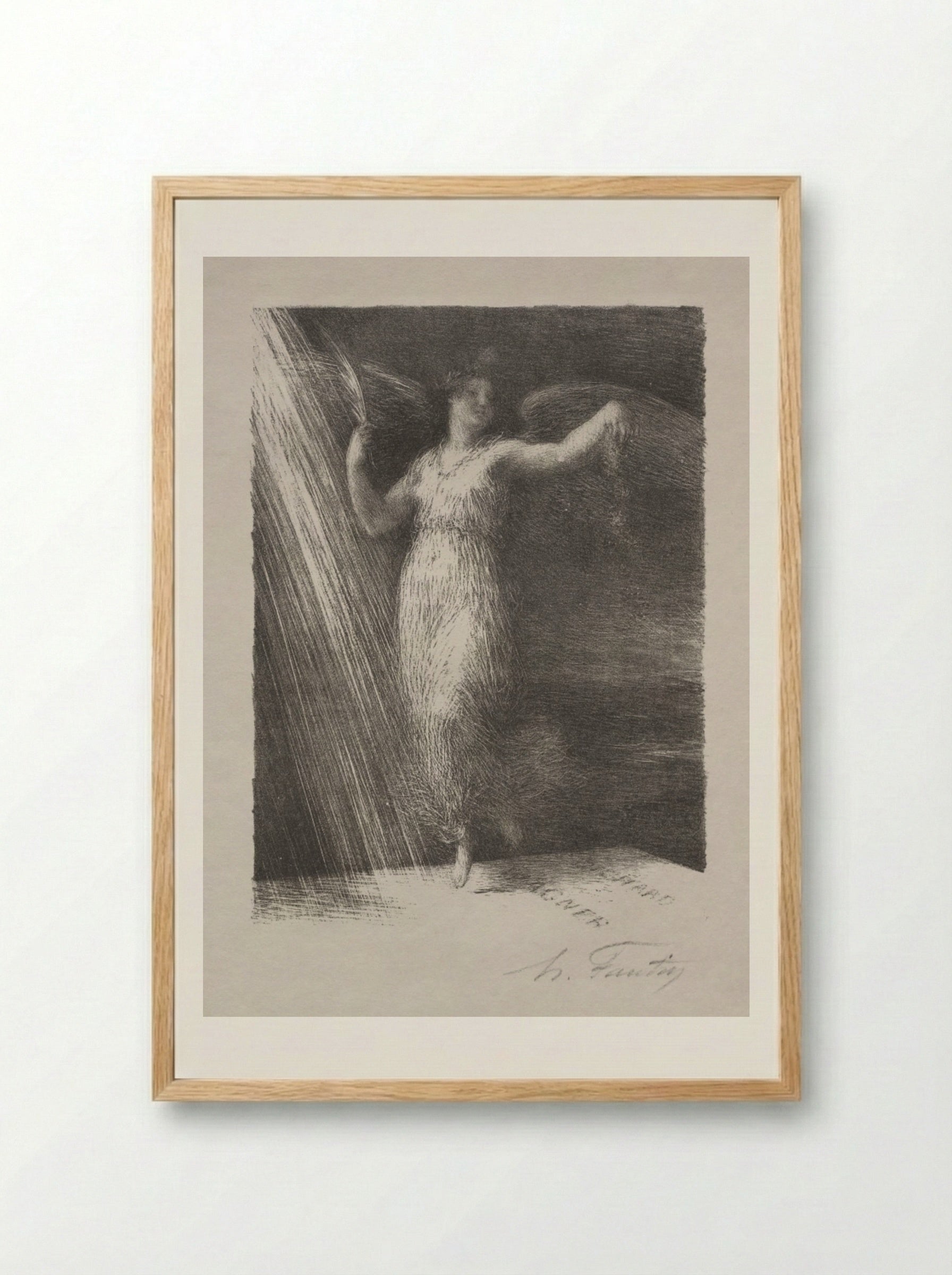 Awakening - Henri Fantin-Latour - Framed Print Wood
