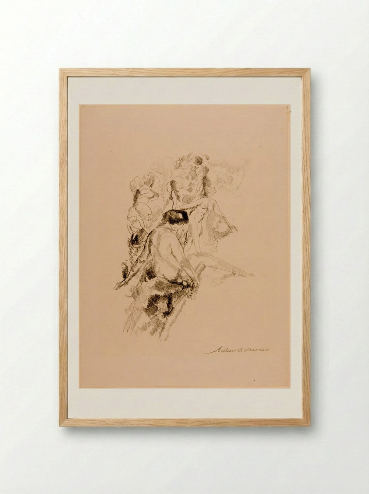 Bounteous Spring - Arthur Bowen Davies - Framed Print Wood