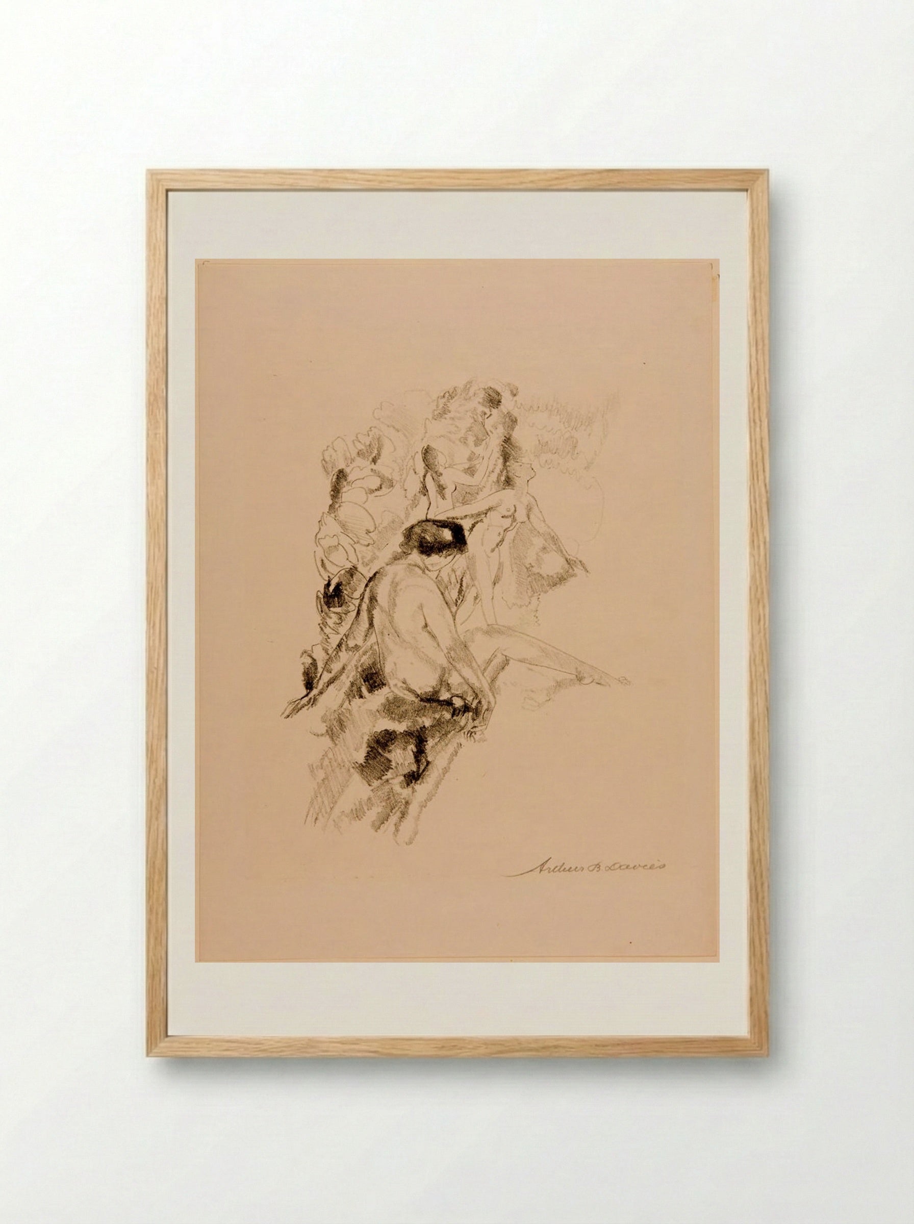 Bounteous Spring - Arthur Bowen Davies - Framed Print Wood