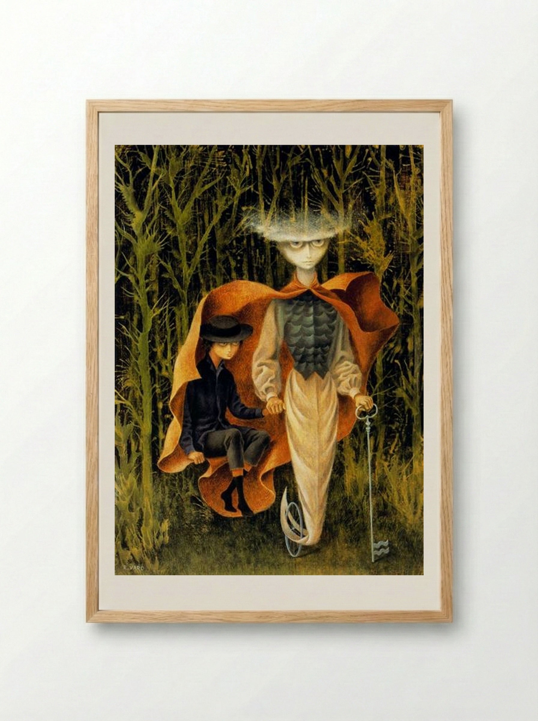 By Aquarium - Remedios Varo - Framed Print Wood