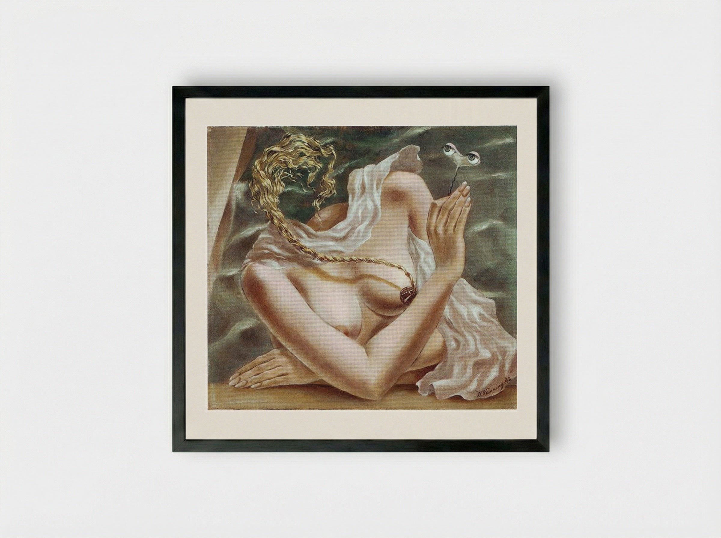 Voltagem - Dorothea Tanning - Framed Print Black