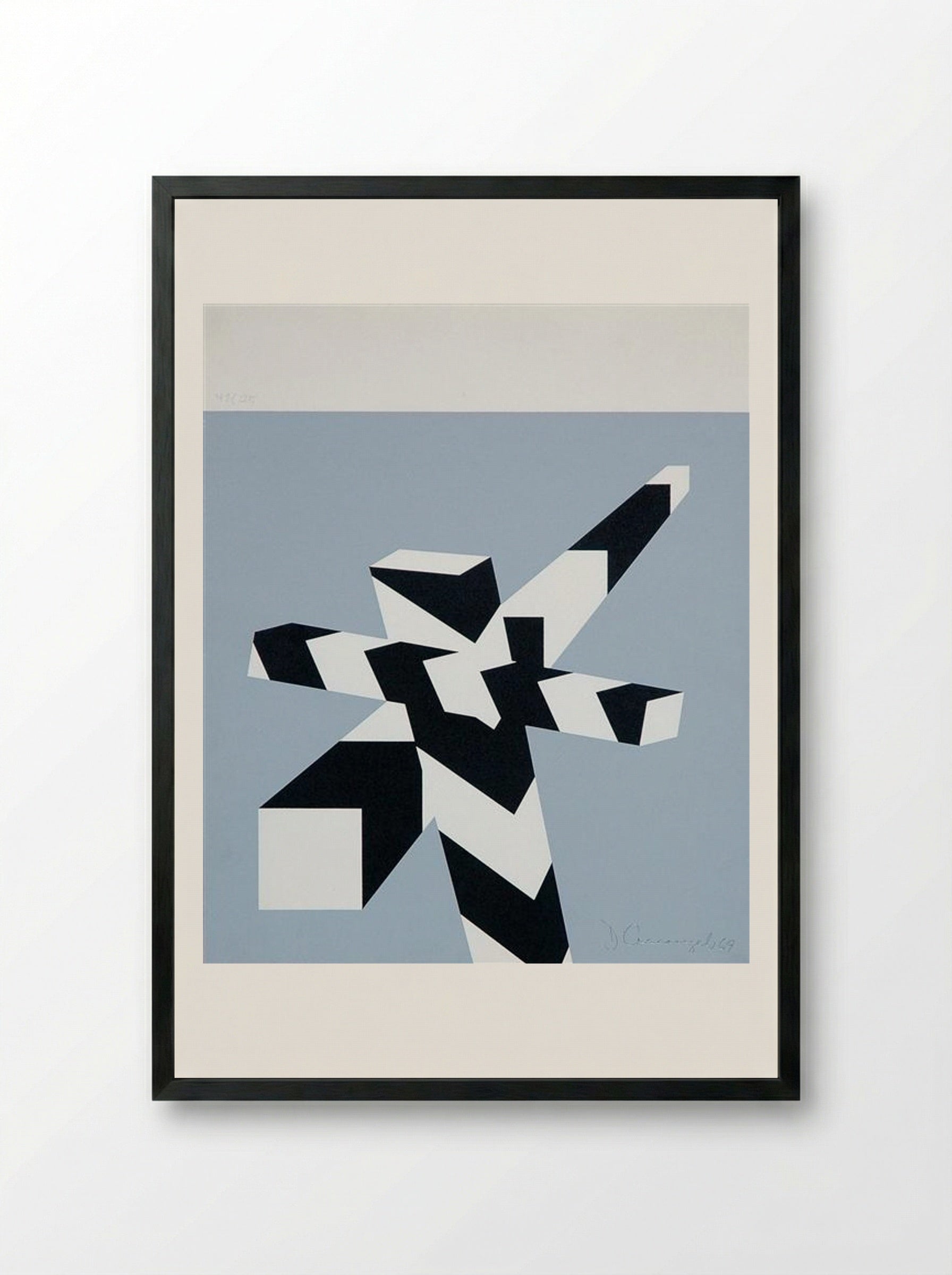 April - Allan D'Arcangelo - Framed Print Black