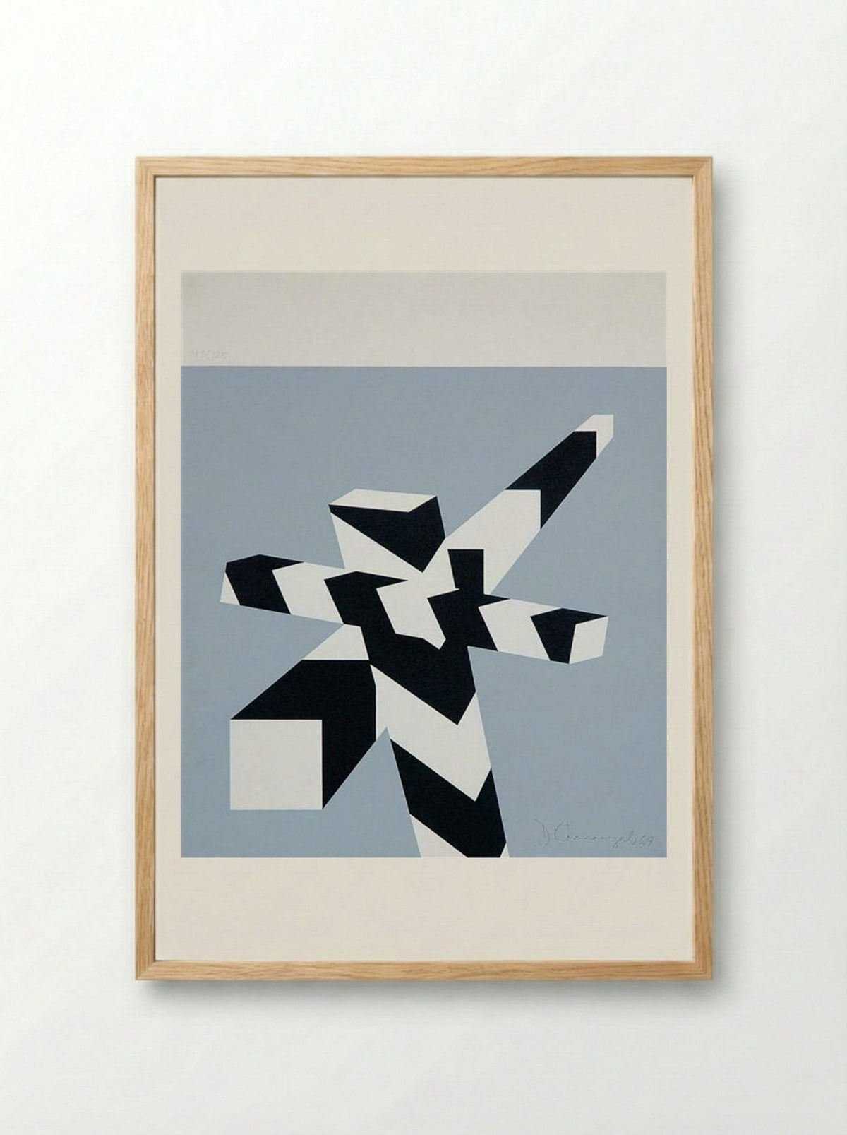 April - Allan D'Arcangelo - Framed Print Wood