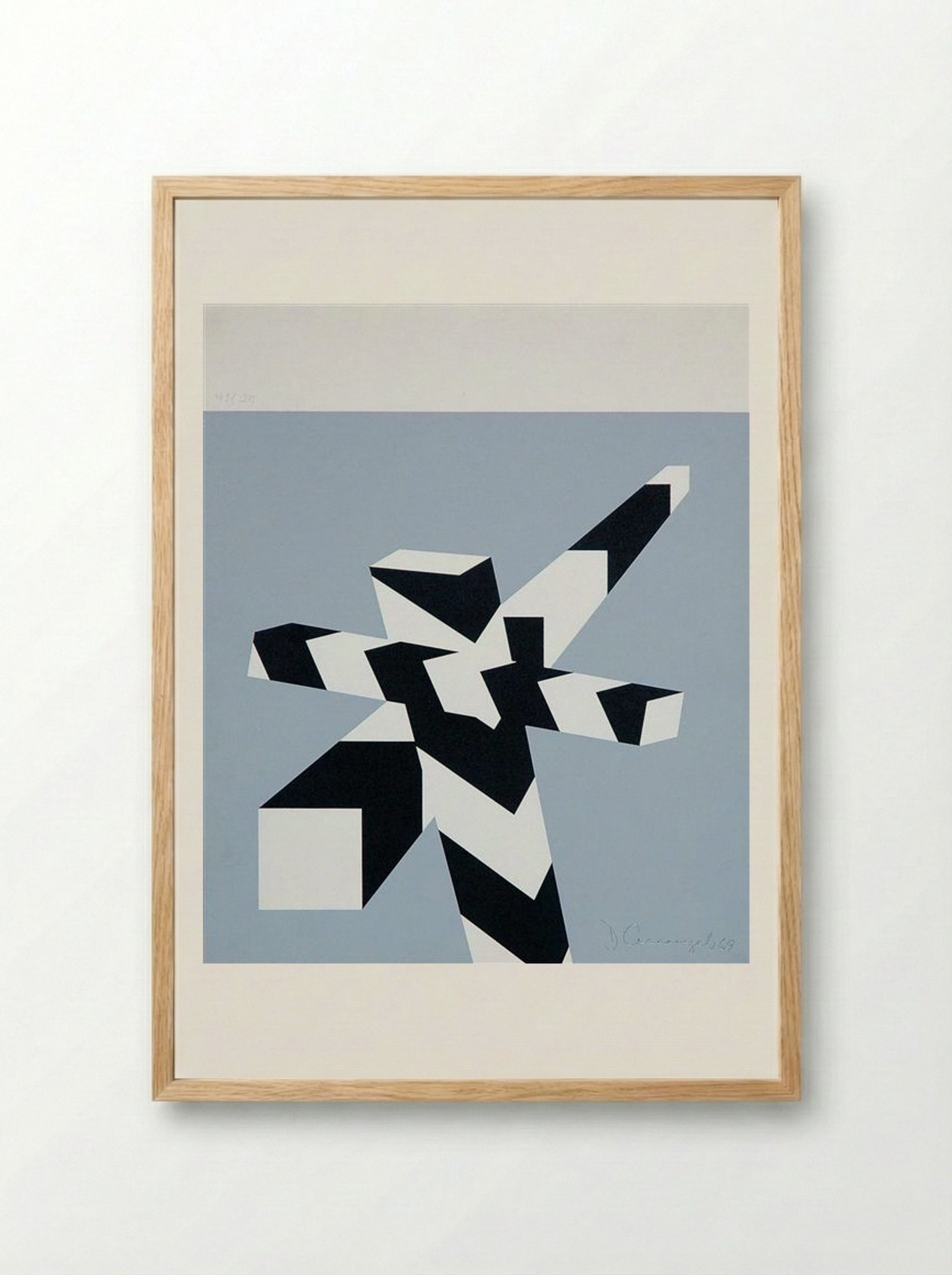 April - Allan D'Arcangelo - Framed Print Wood