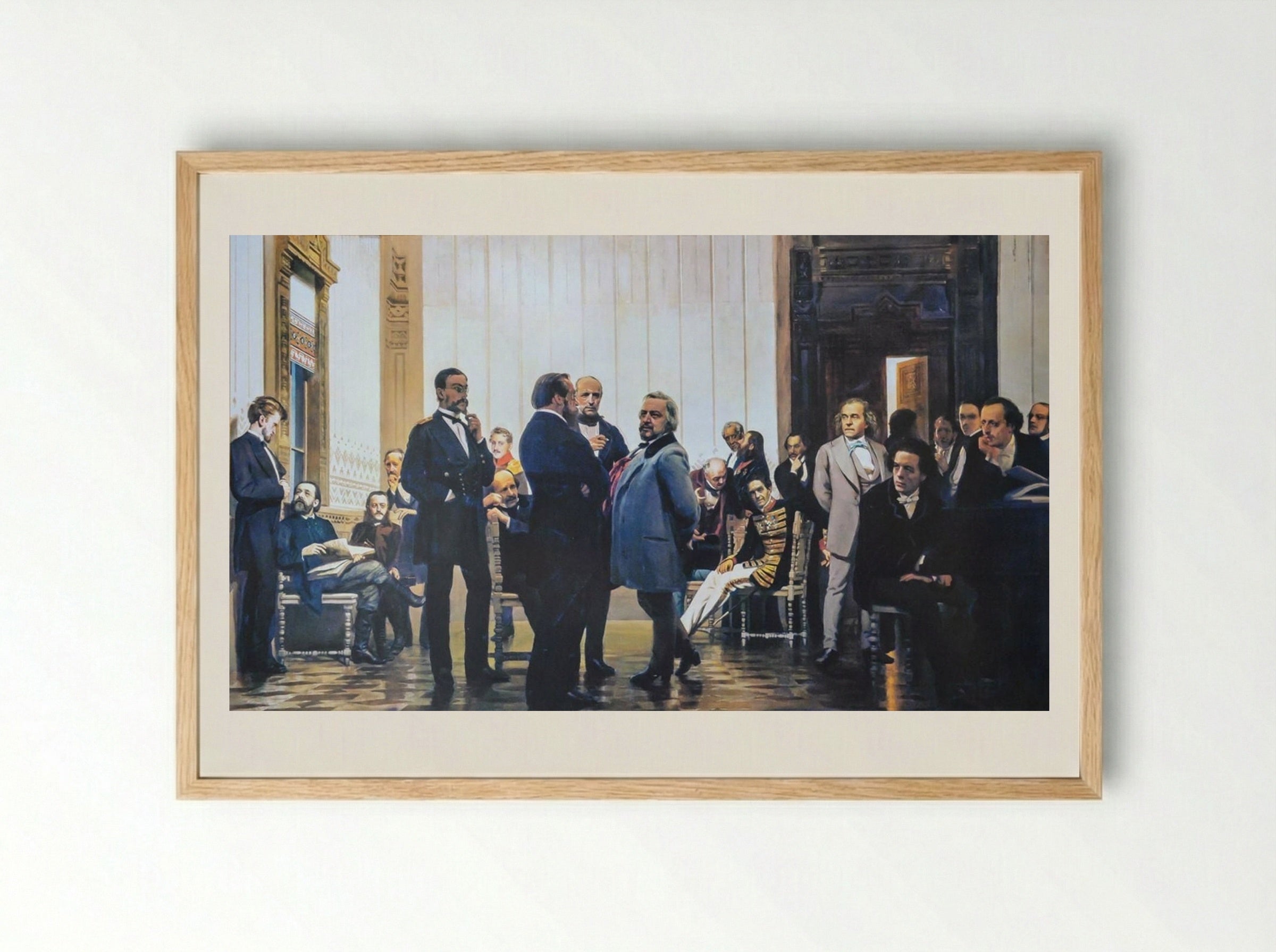 Slavic Composers - Ilya Repin - Framed Print Wood