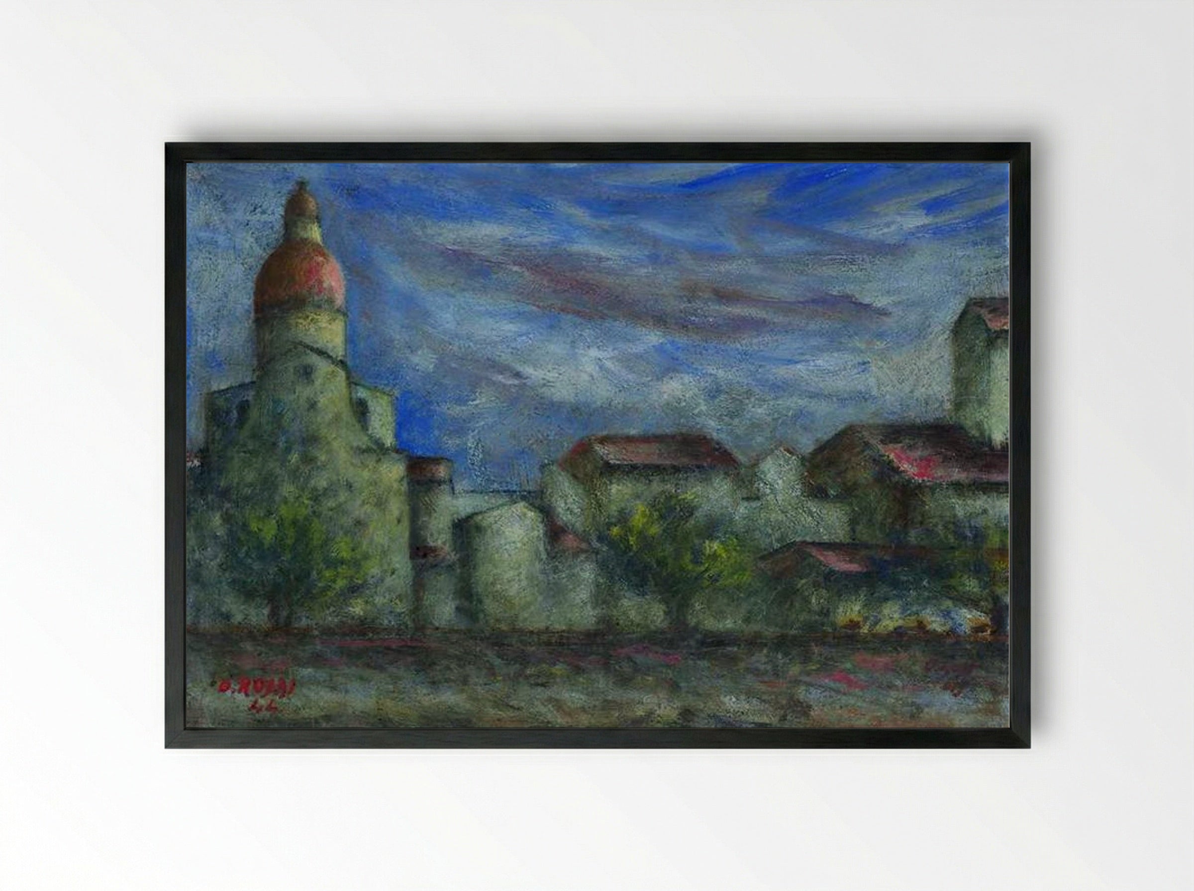 Chiesa del Cestello - Ottone Rosai - Framed Print Black