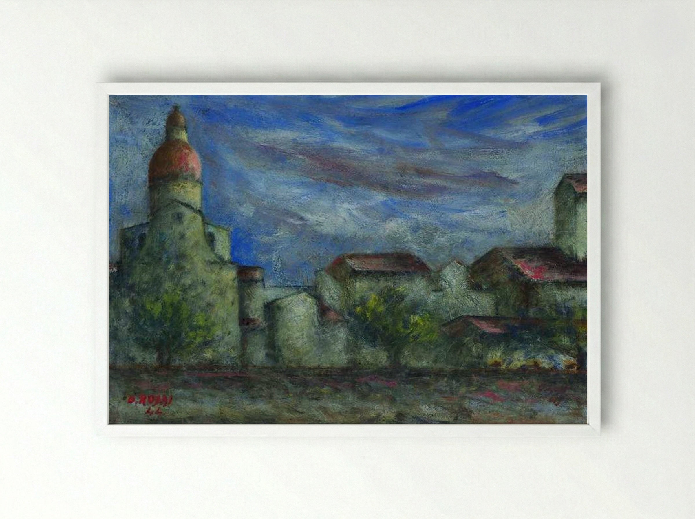 Chiesa del Cestello - Ottone Rosai - Framed Print White