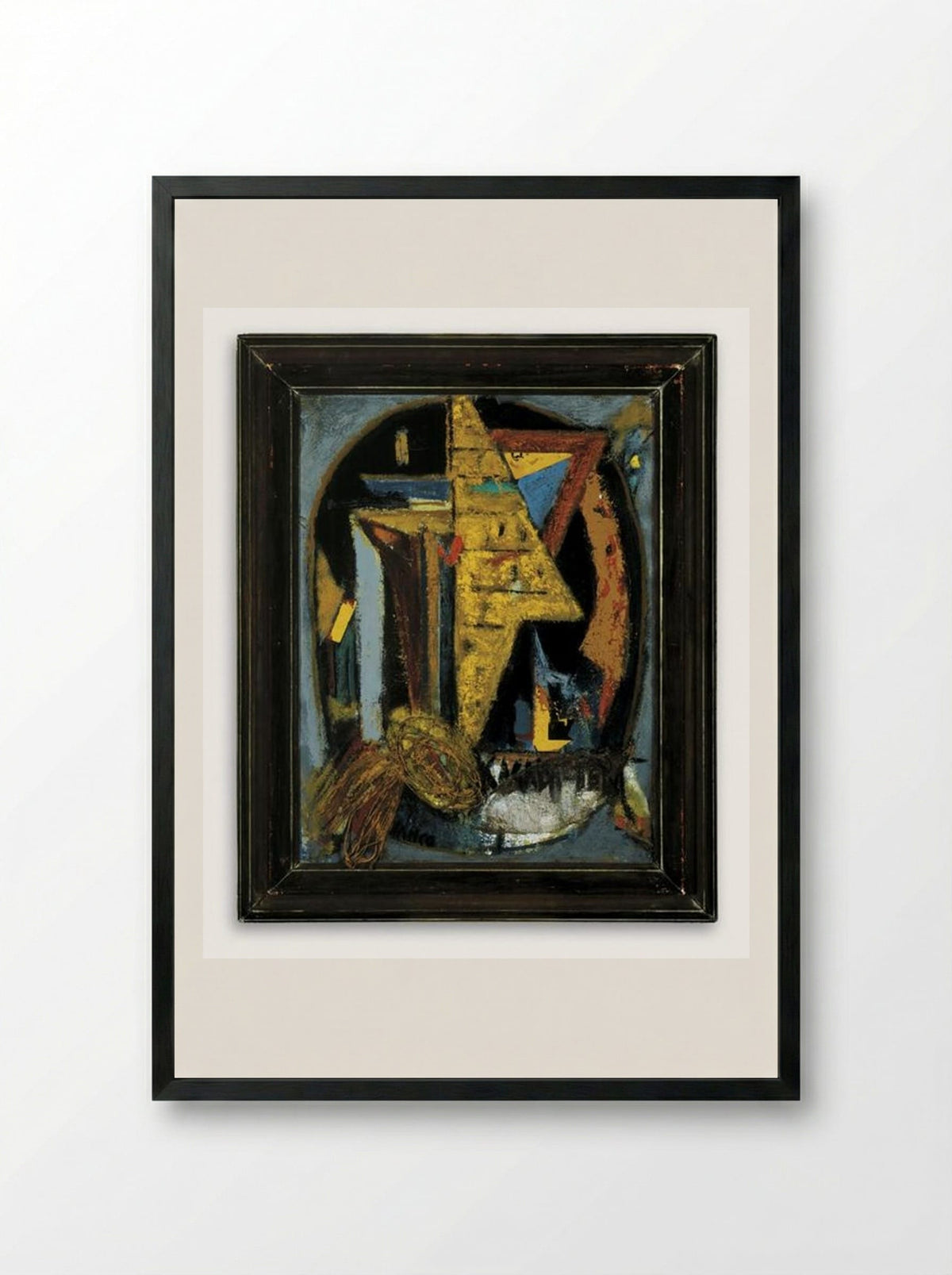 Trophé - Marcel Janco - Framed Print Black
