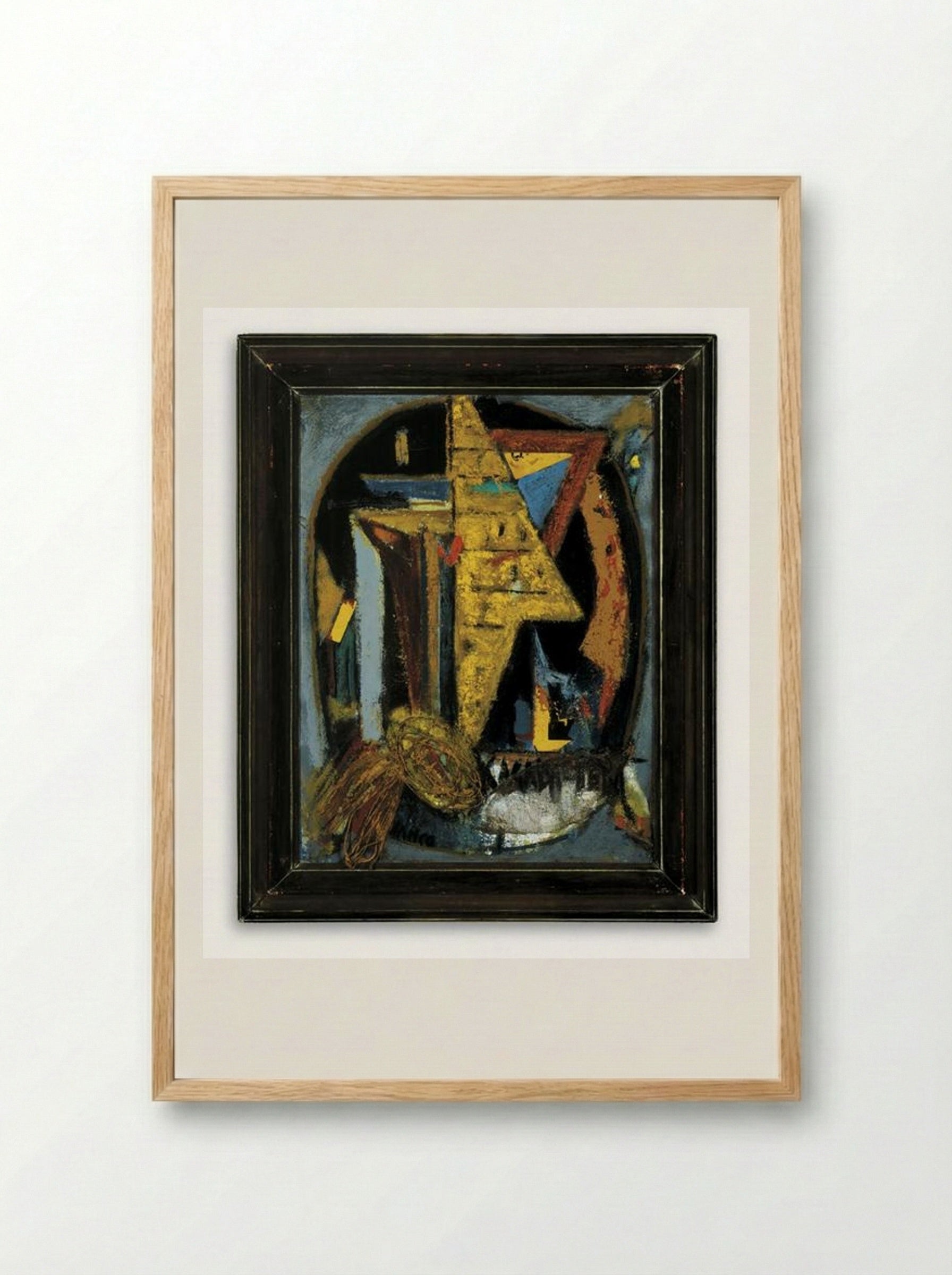 Trophé - Marcel Janco - Framed Print Wood