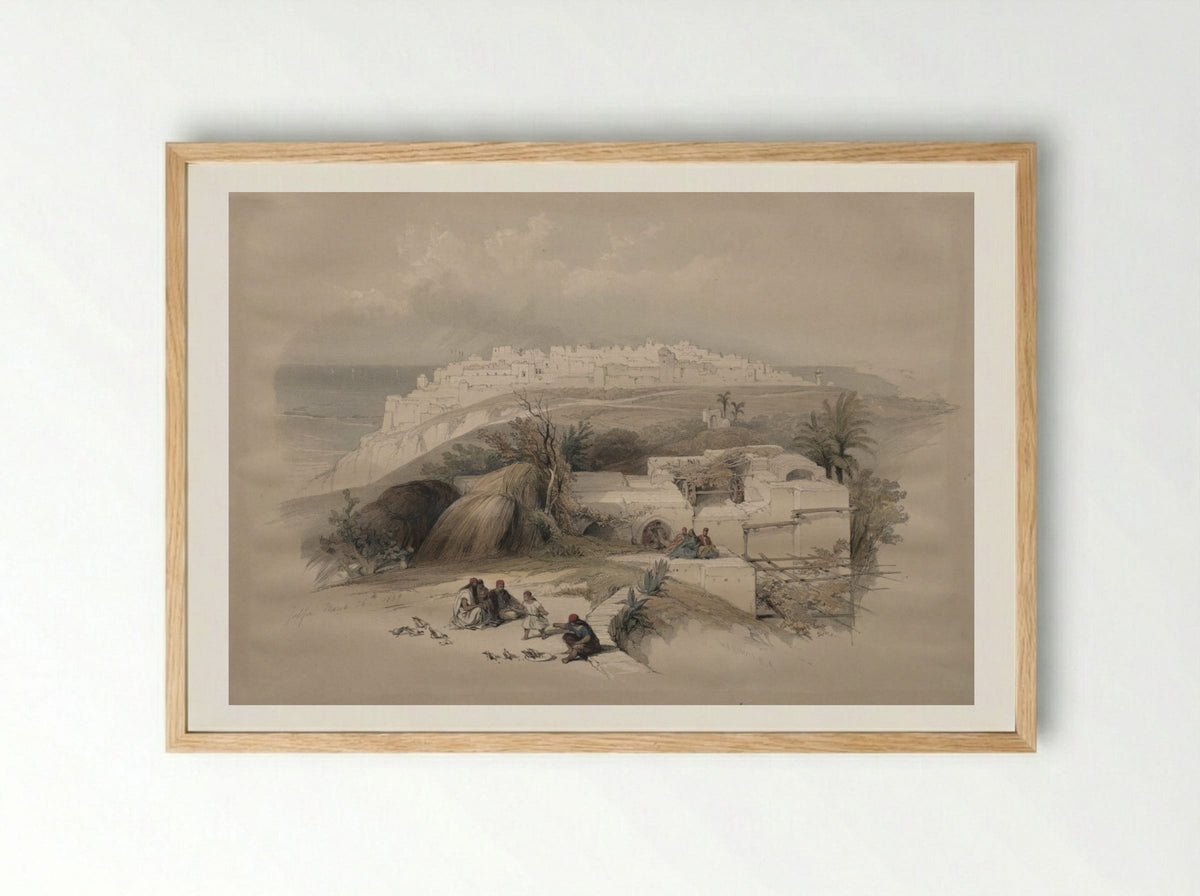 Jaffa - David Roberts - Framed Print Wood