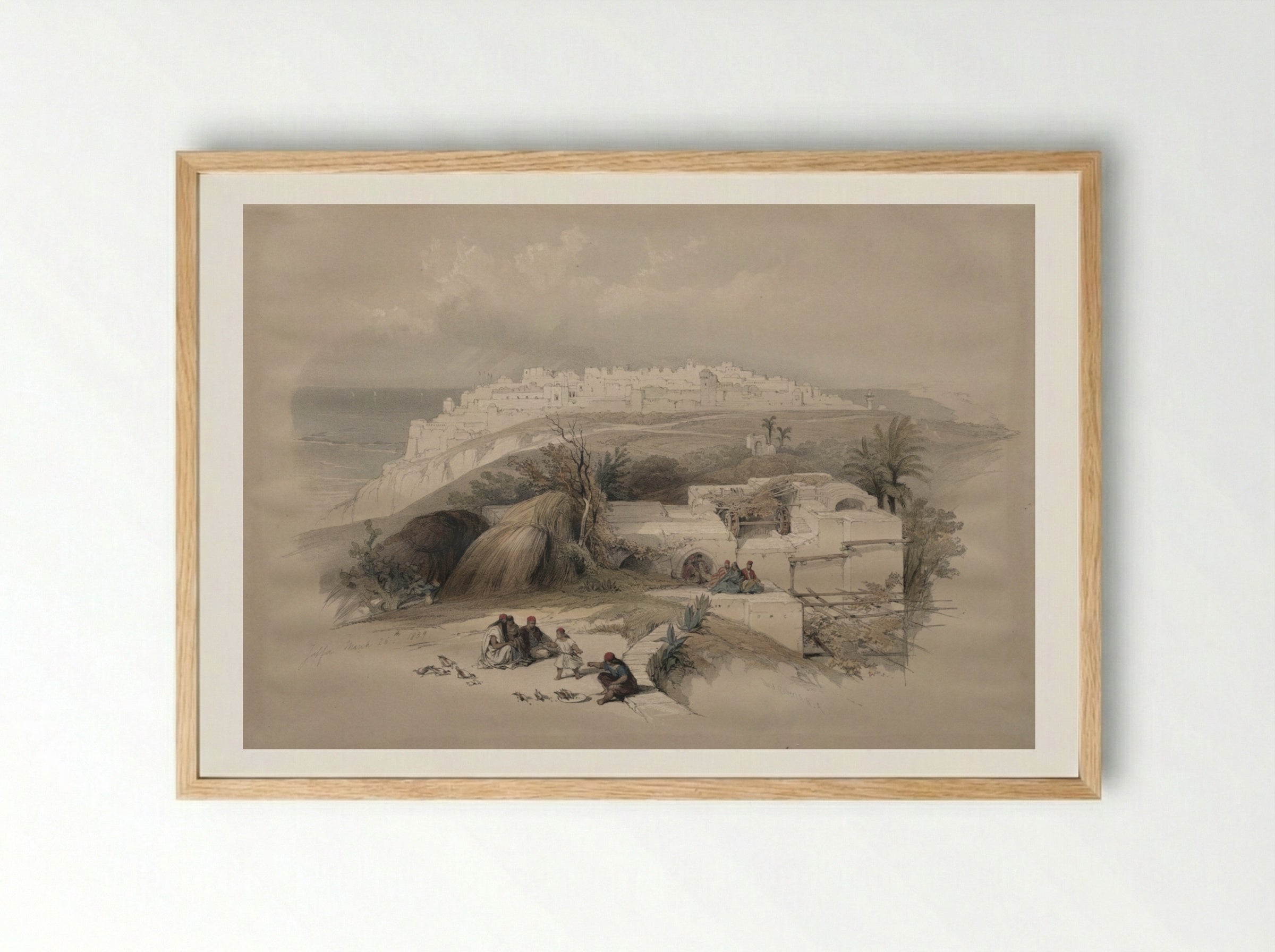 Jaffa - David Roberts - Framed Print Wood