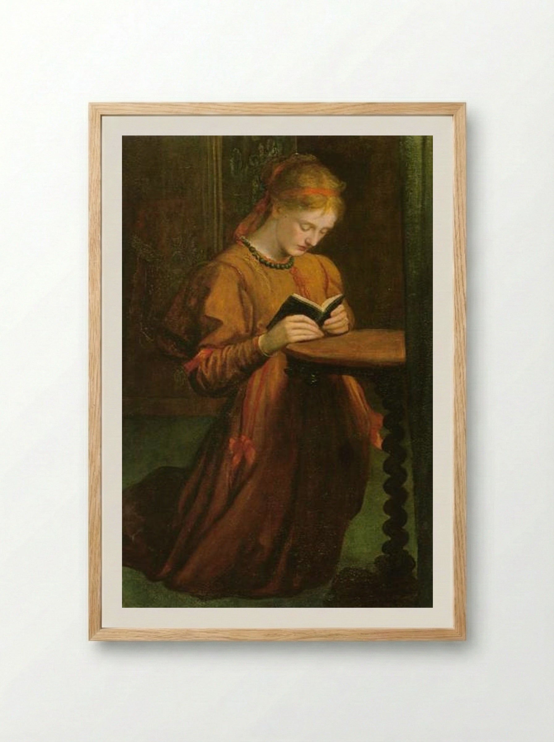 May Prinsep - George Frederick Watts - Framed Print Wood