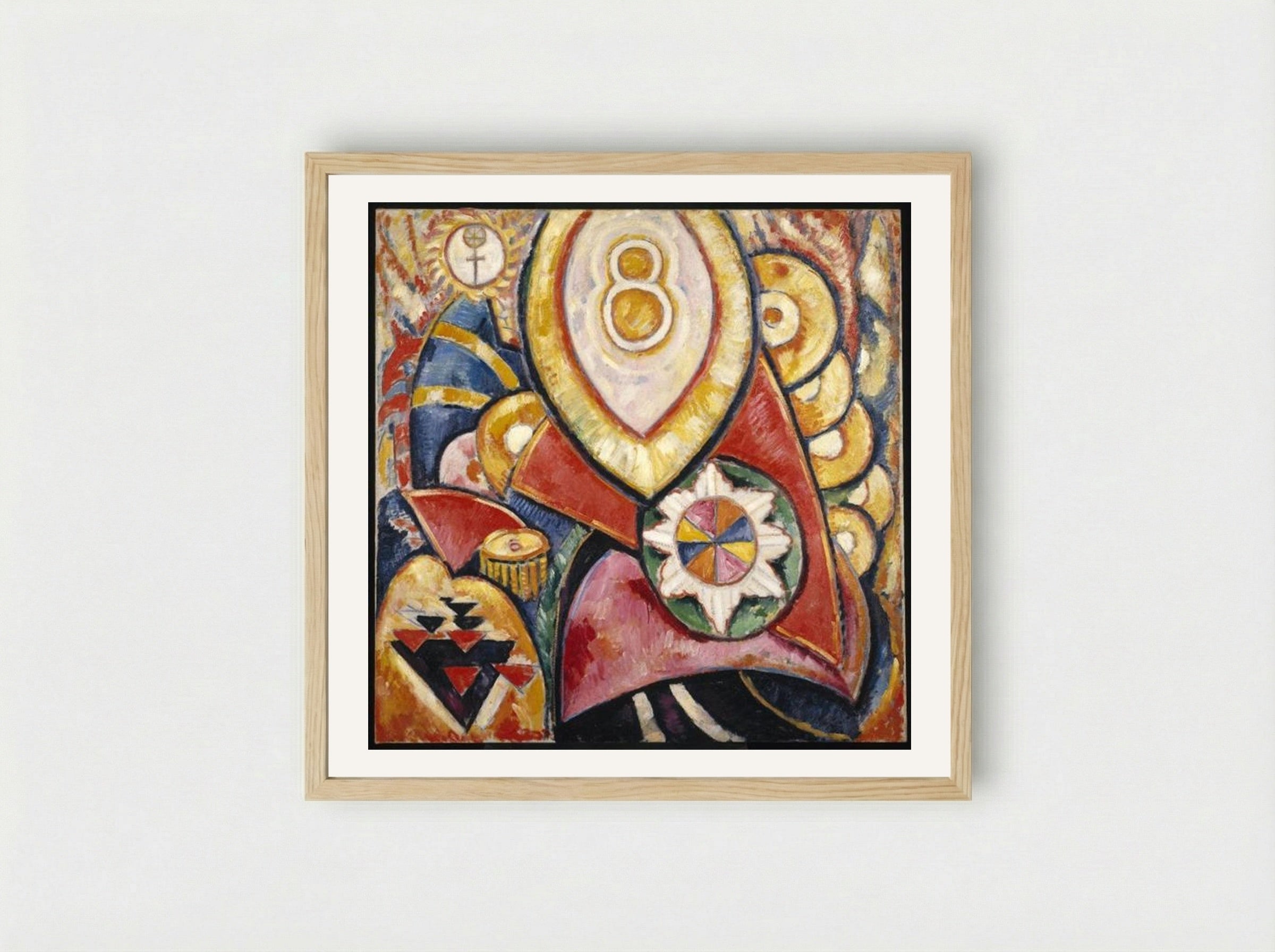 Painting No. 48 - Marsden Hartley - Framed Print Wood