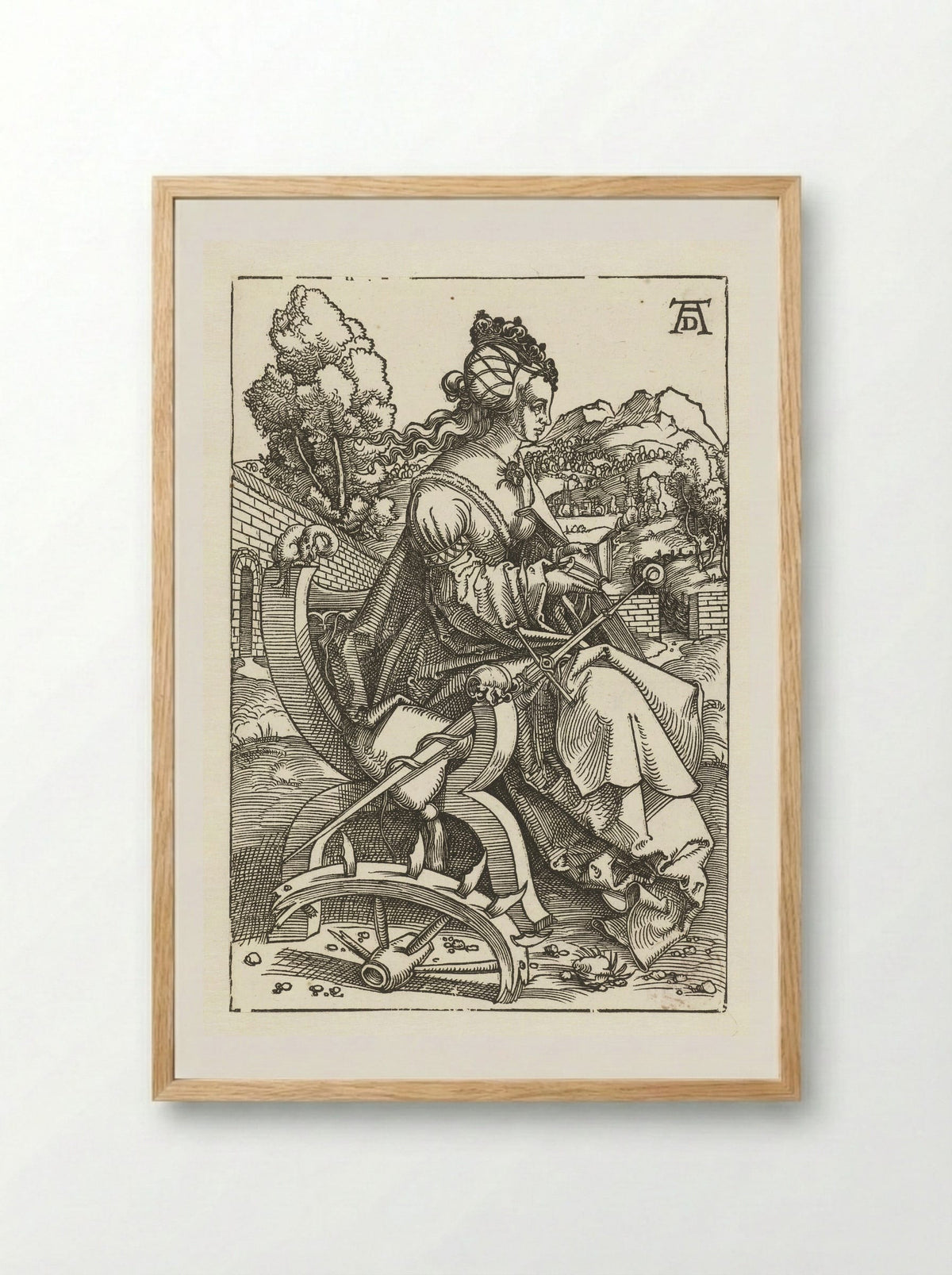 Saint Catherine - Albrecht Dürer - Framed Print Wood