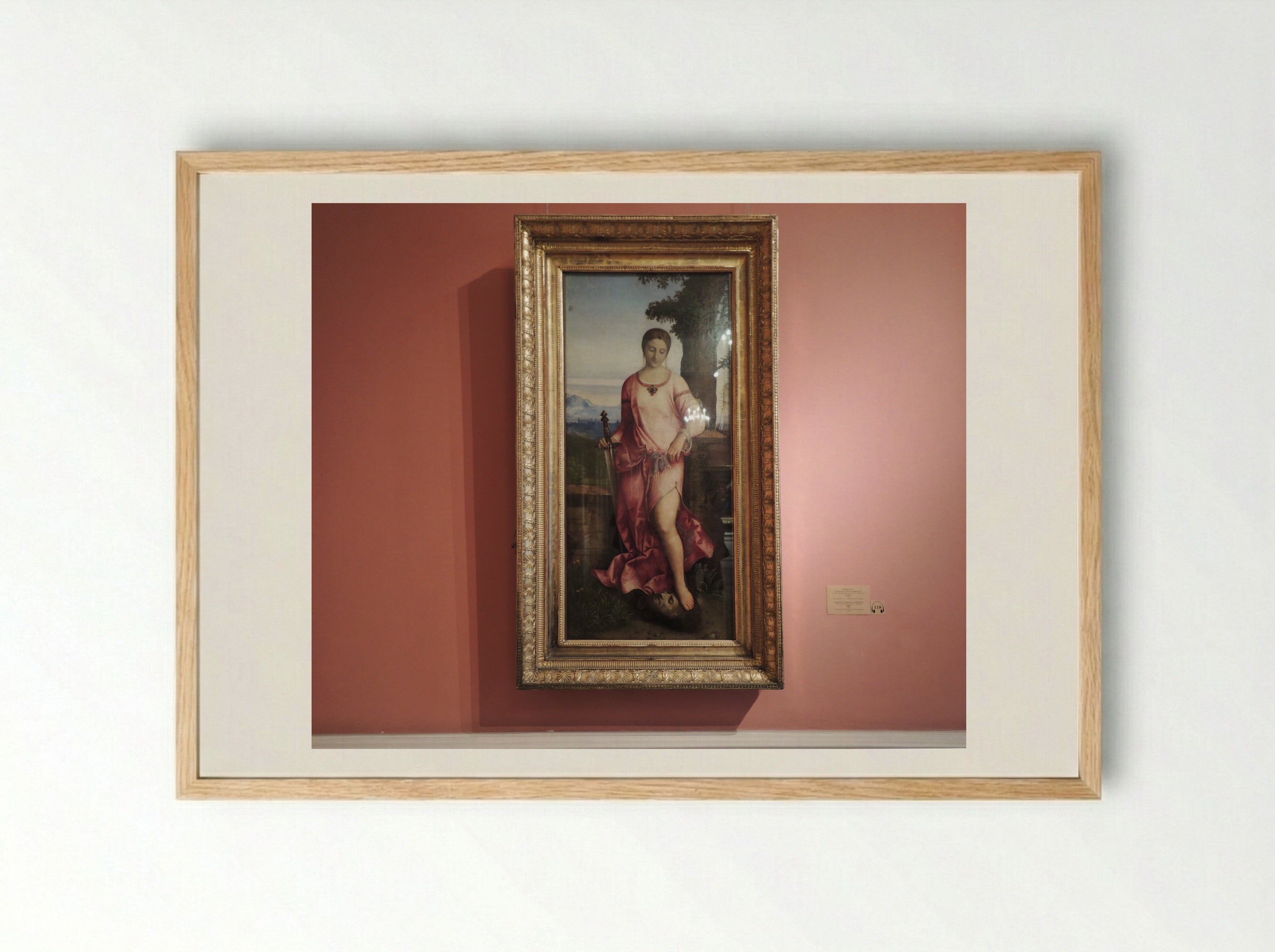 Judith - Giorgione - Framed Print Wood