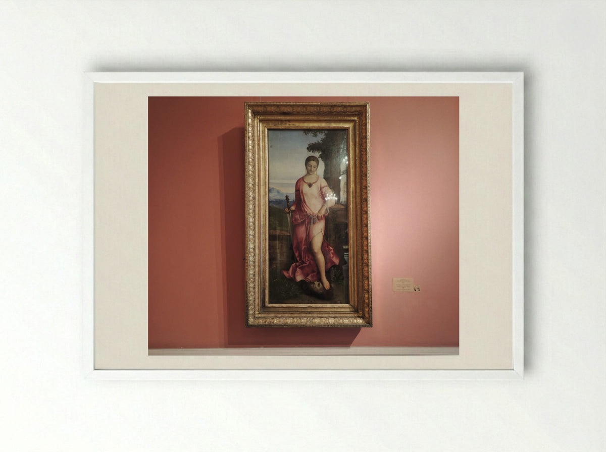 Judith - Giorgione - Framed Print White