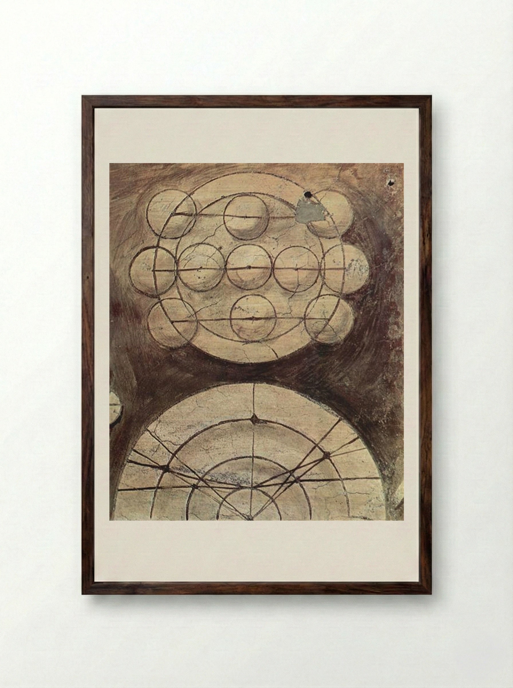 Arithmetic - Giorgione - Framed Print Dark Wood